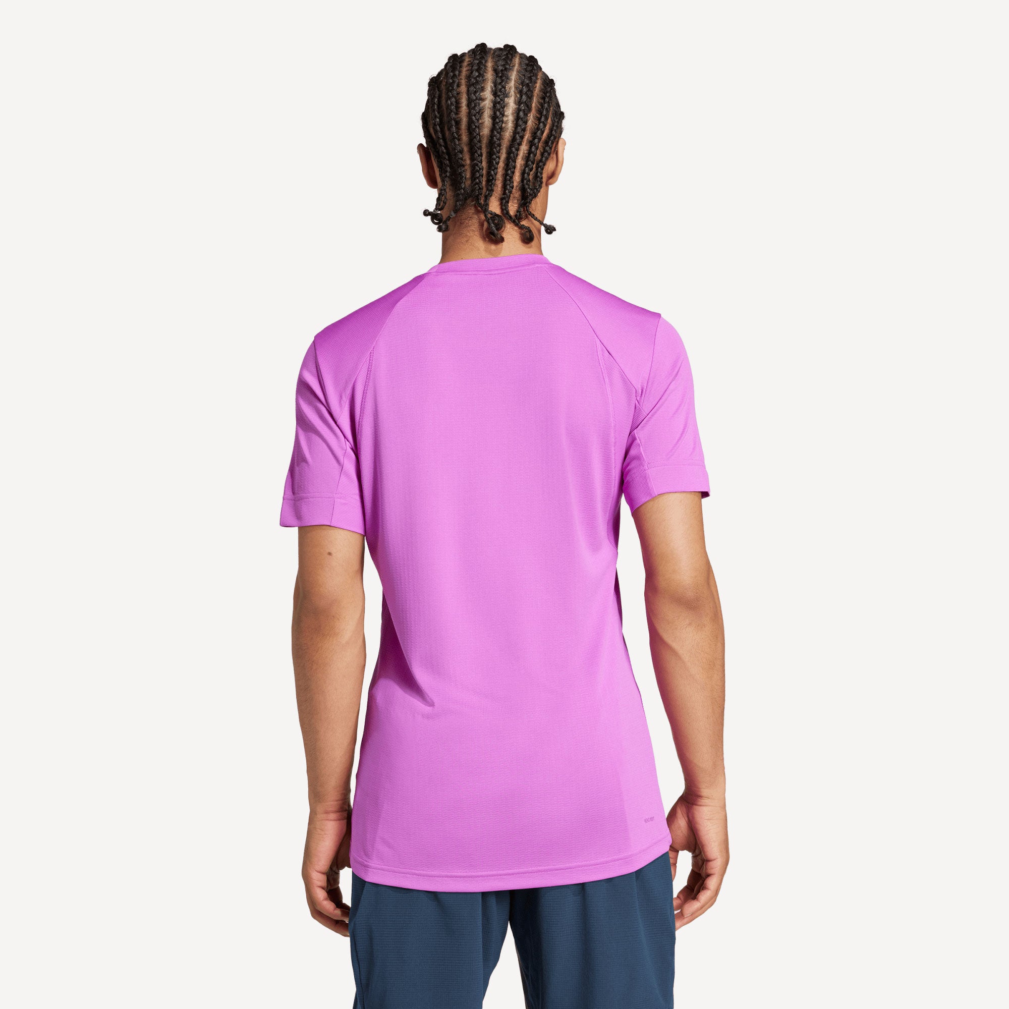 adidas Gameset Men's Freelift Tennis Shirt - Purple (2)