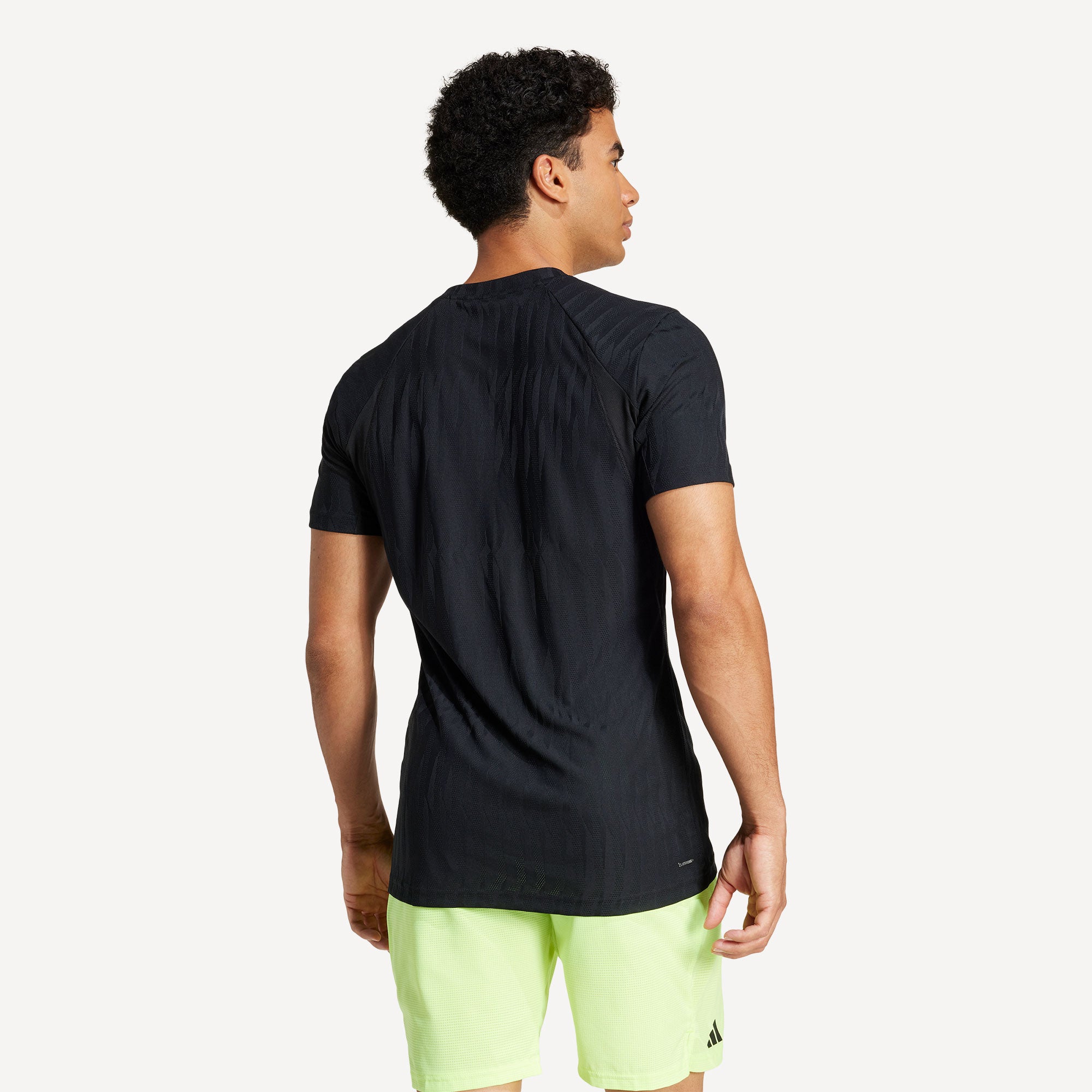 adidas Gameset Men's Freelift Tennis Shirt - Black (2)