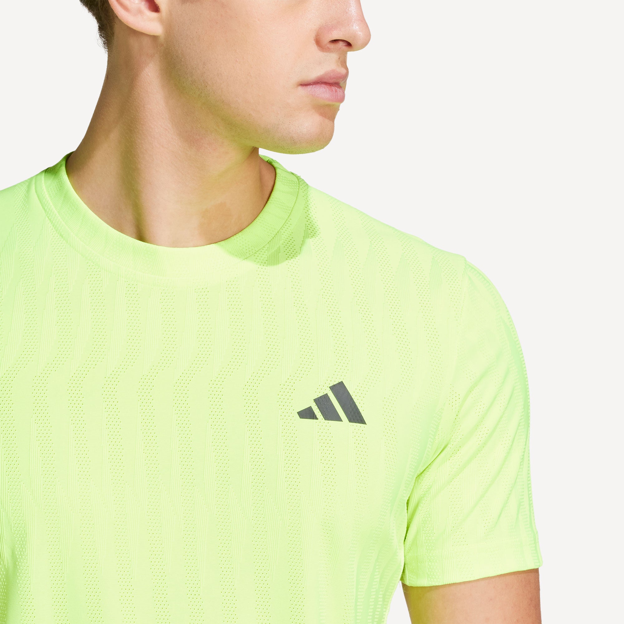 adidas Gameset Men's Freelift Tennis Shirt - Green (5)
