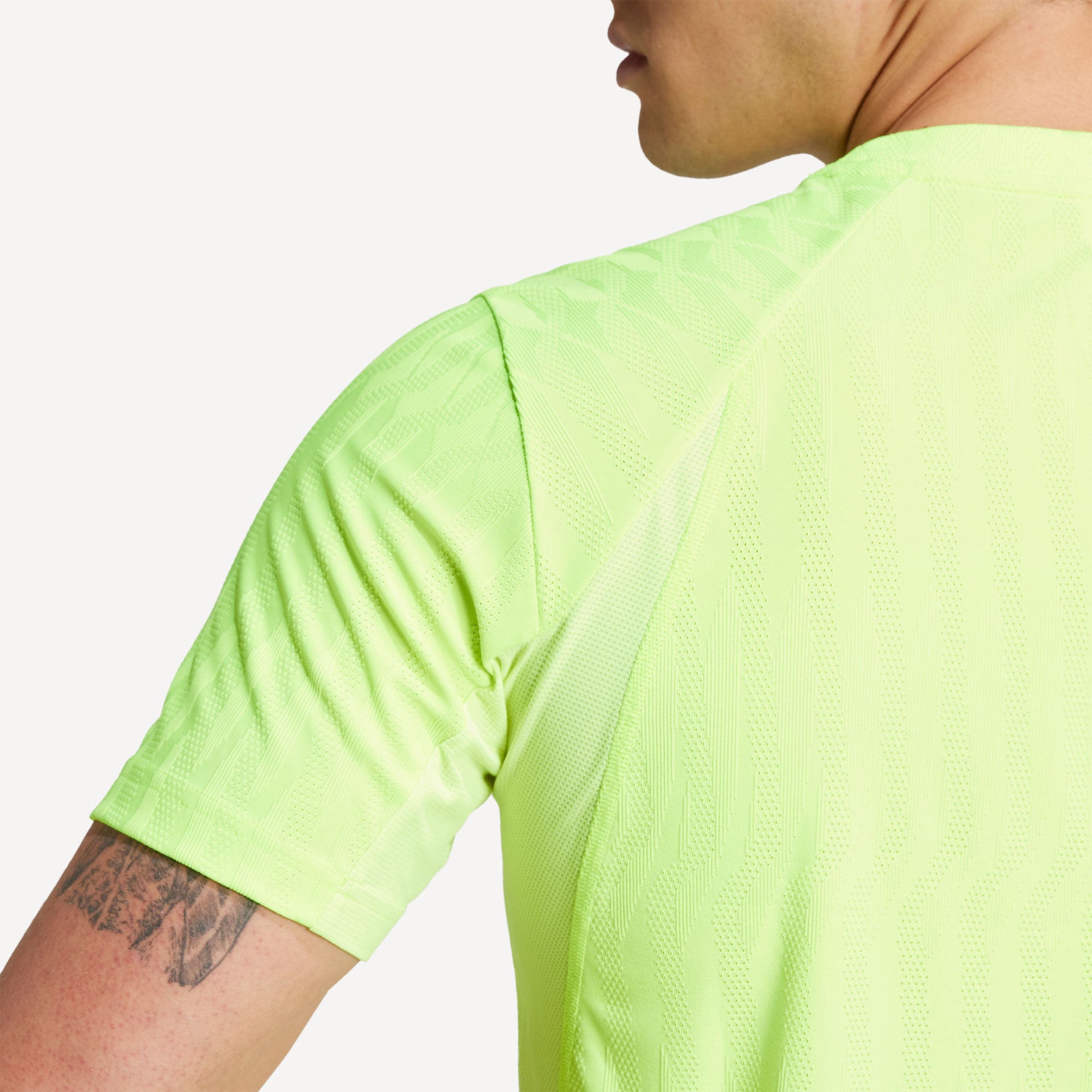 adidas Gameset Men's Freelift Tennis Shirt - Green (6)