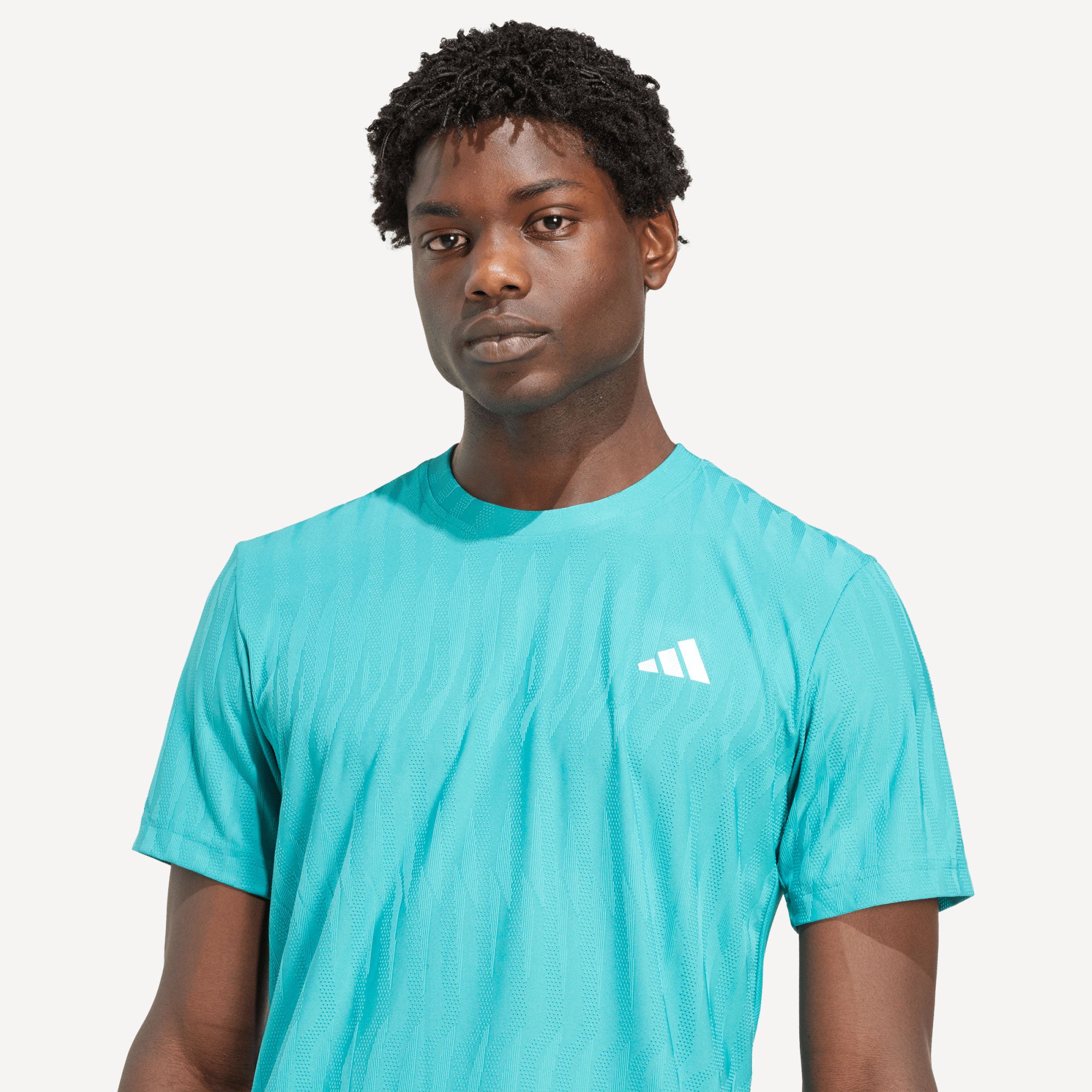 adidas Gameset Men's Freelift Tennis Shirt - Green (5)