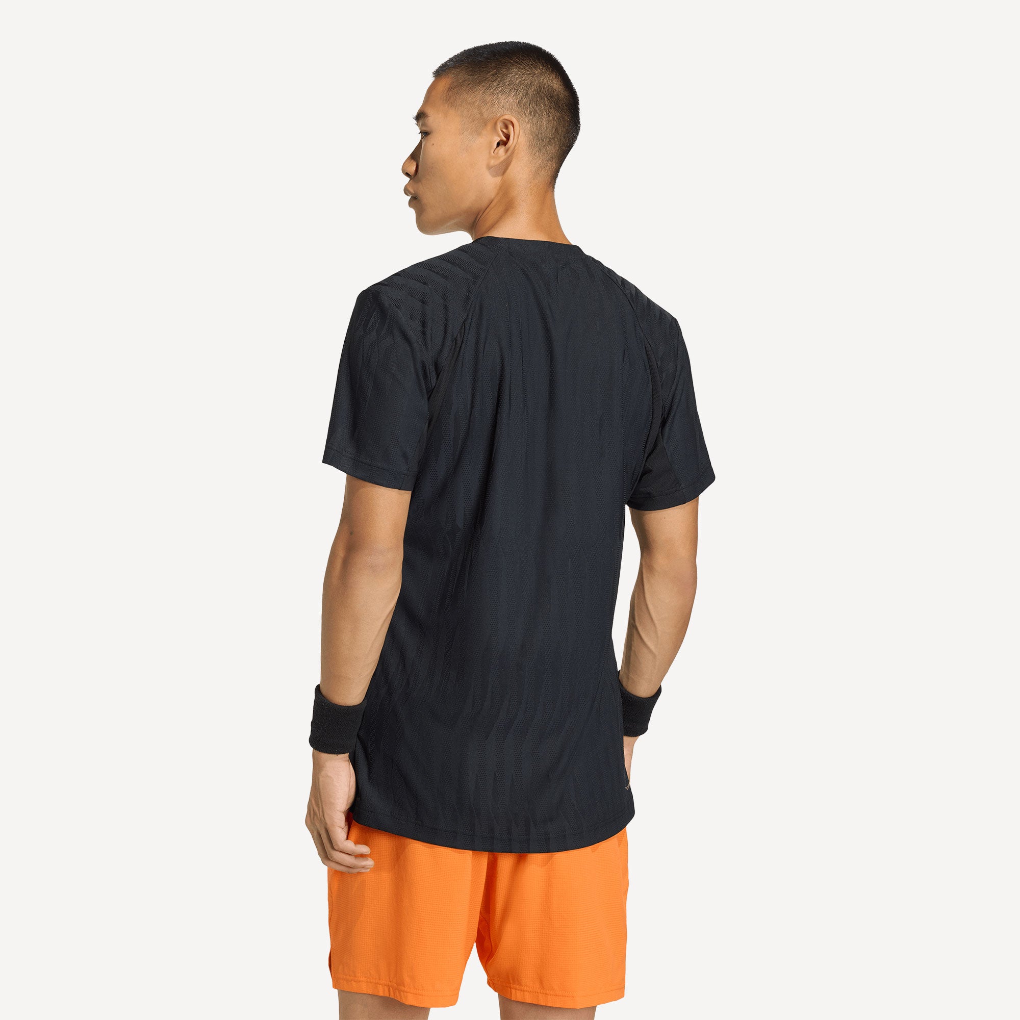 adidas Gameset Men's Freelift Tennis Shirt - Black (2)