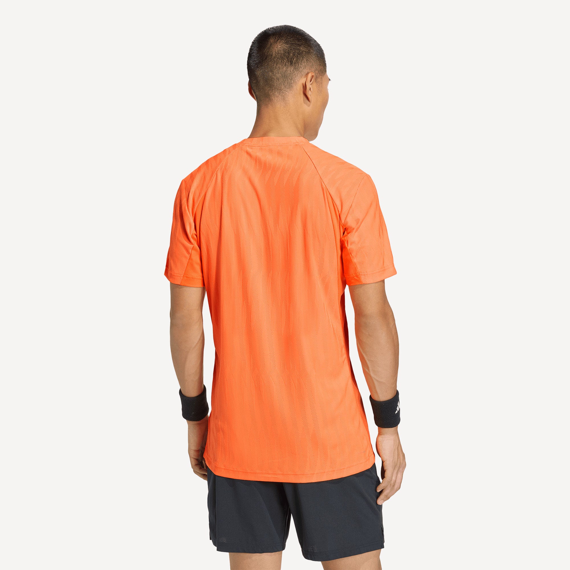 adidas Gameset Men's Freelift Tennis Shirt - Orange (2)