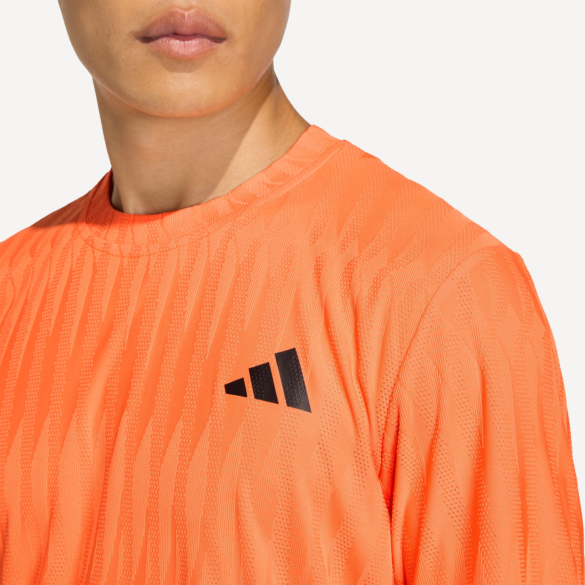 adidas Gameset Men's Freelift Tennis Shirt - Orange (4)