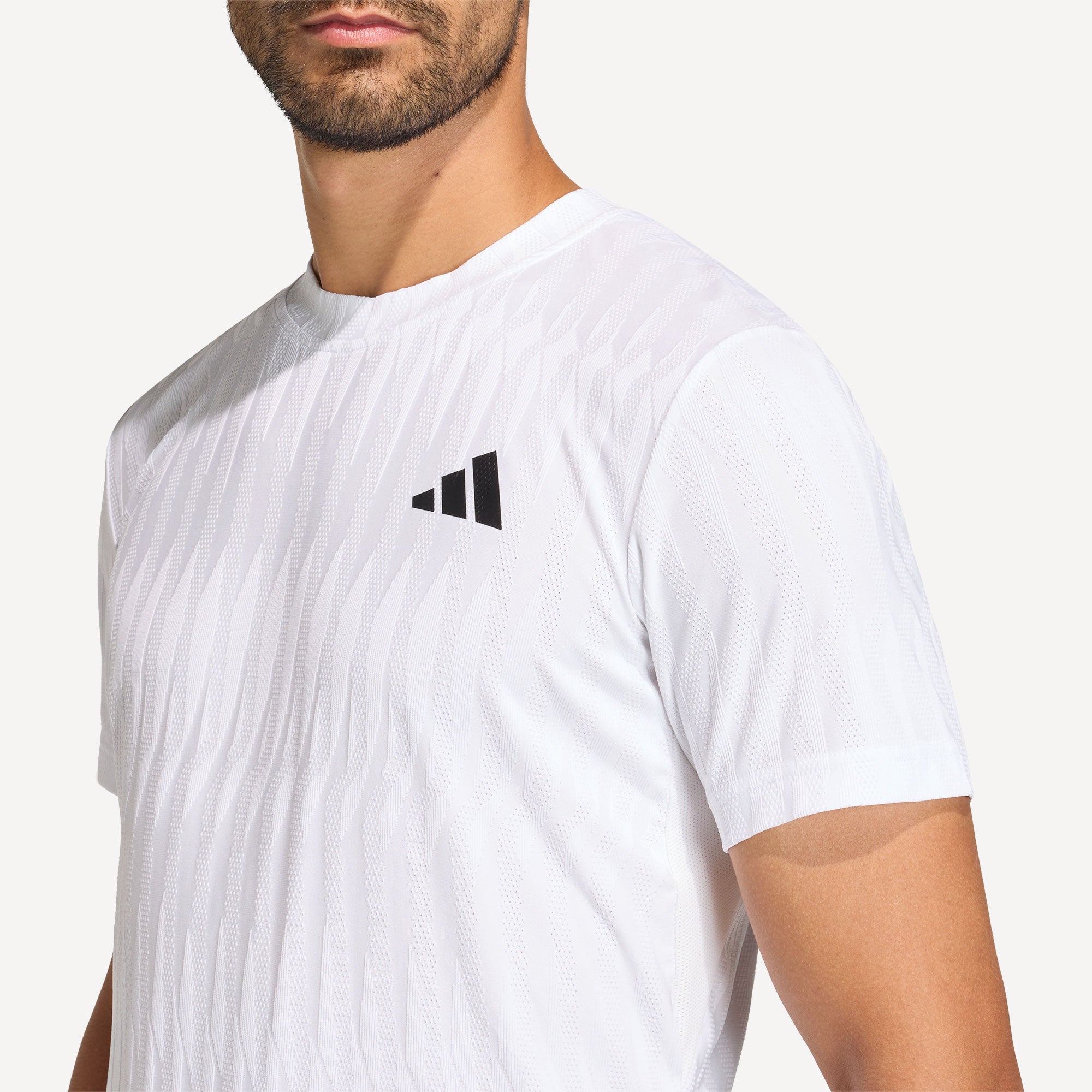 adidas Gameset Men's Freelift Tennis Shirt - White (5)
