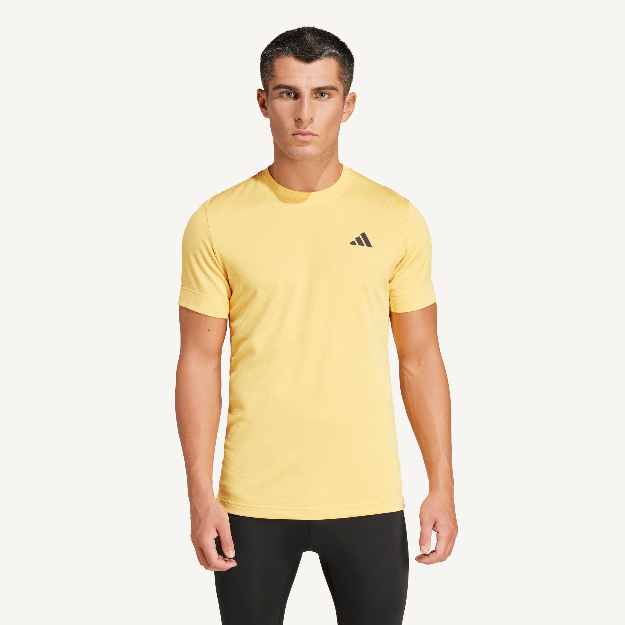 adidas Gameset Men's Freelift Tennis Shirt - Orange (1)