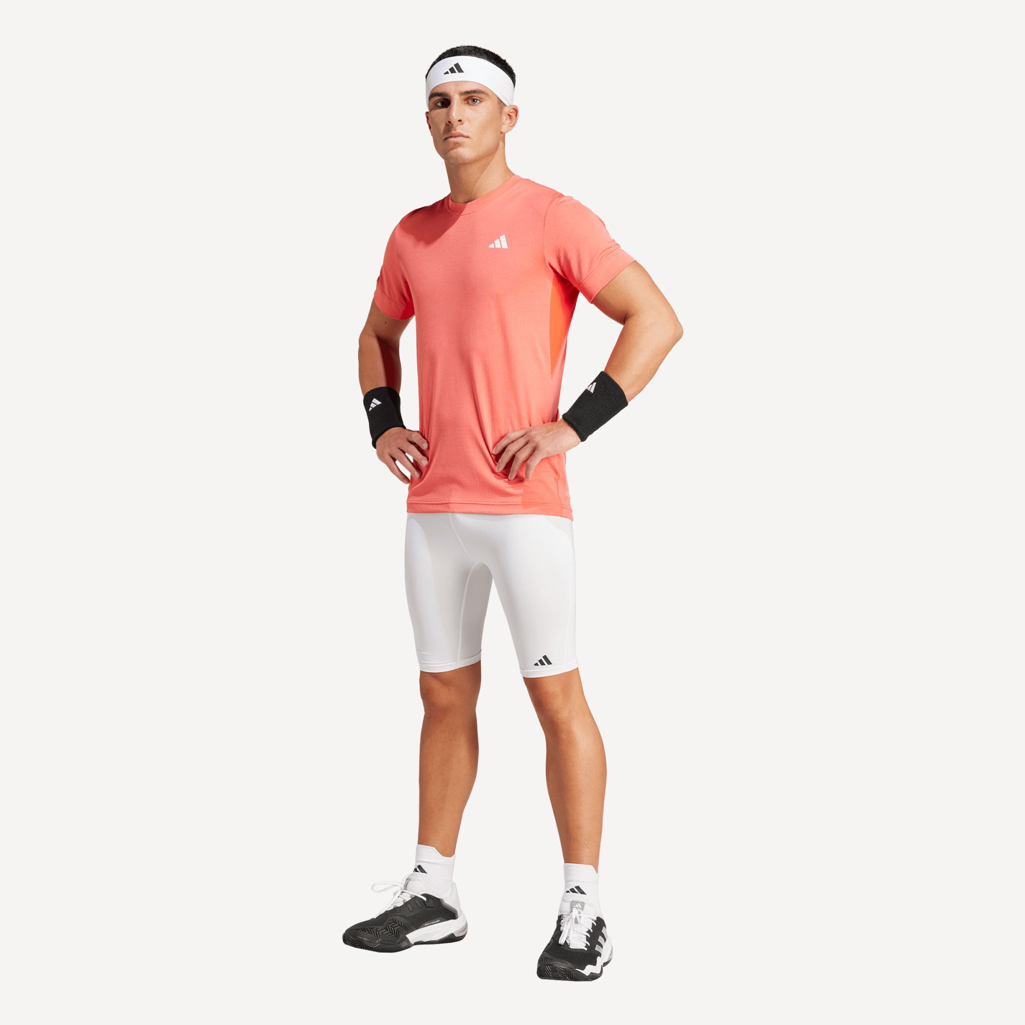 adidas Gameset Men's Freelift Tennis Shirt - Red (4)