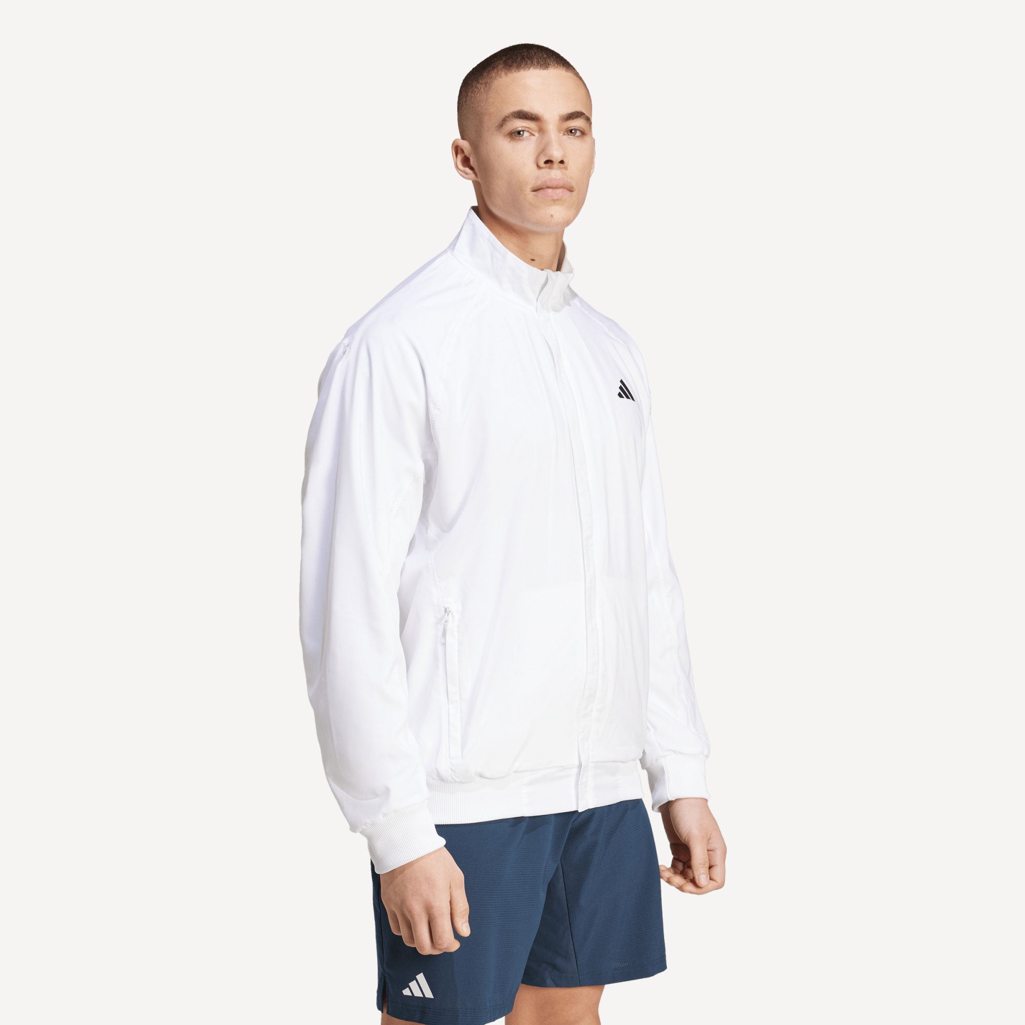 adidas Gameset Men's Walk On Tennis Jacket - White (3)