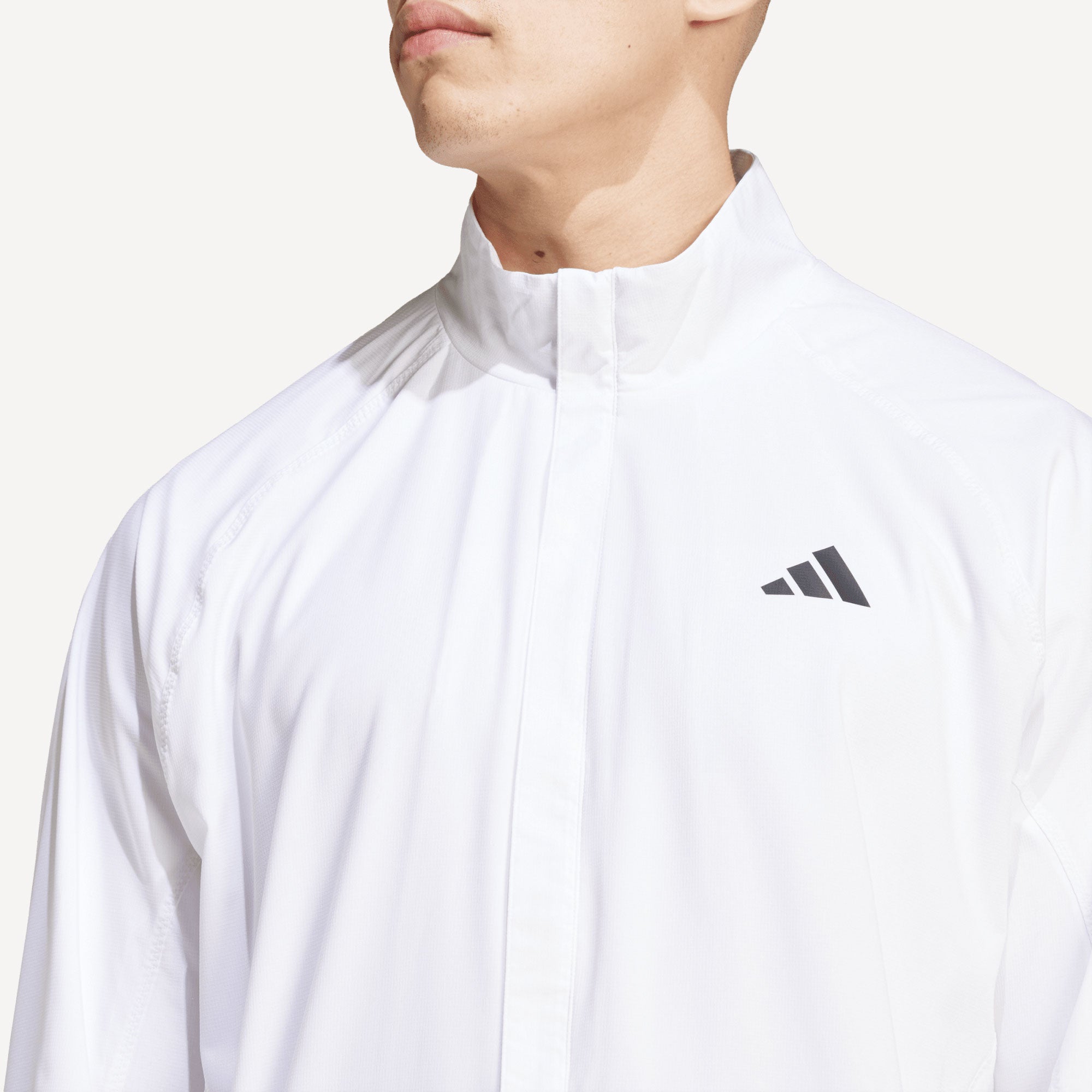 adidas Gameset Men's Walk On Tennis Jacket - White (5)