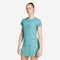 adidas Gameset Women's Freelift Tennis Shirt - Green (1)