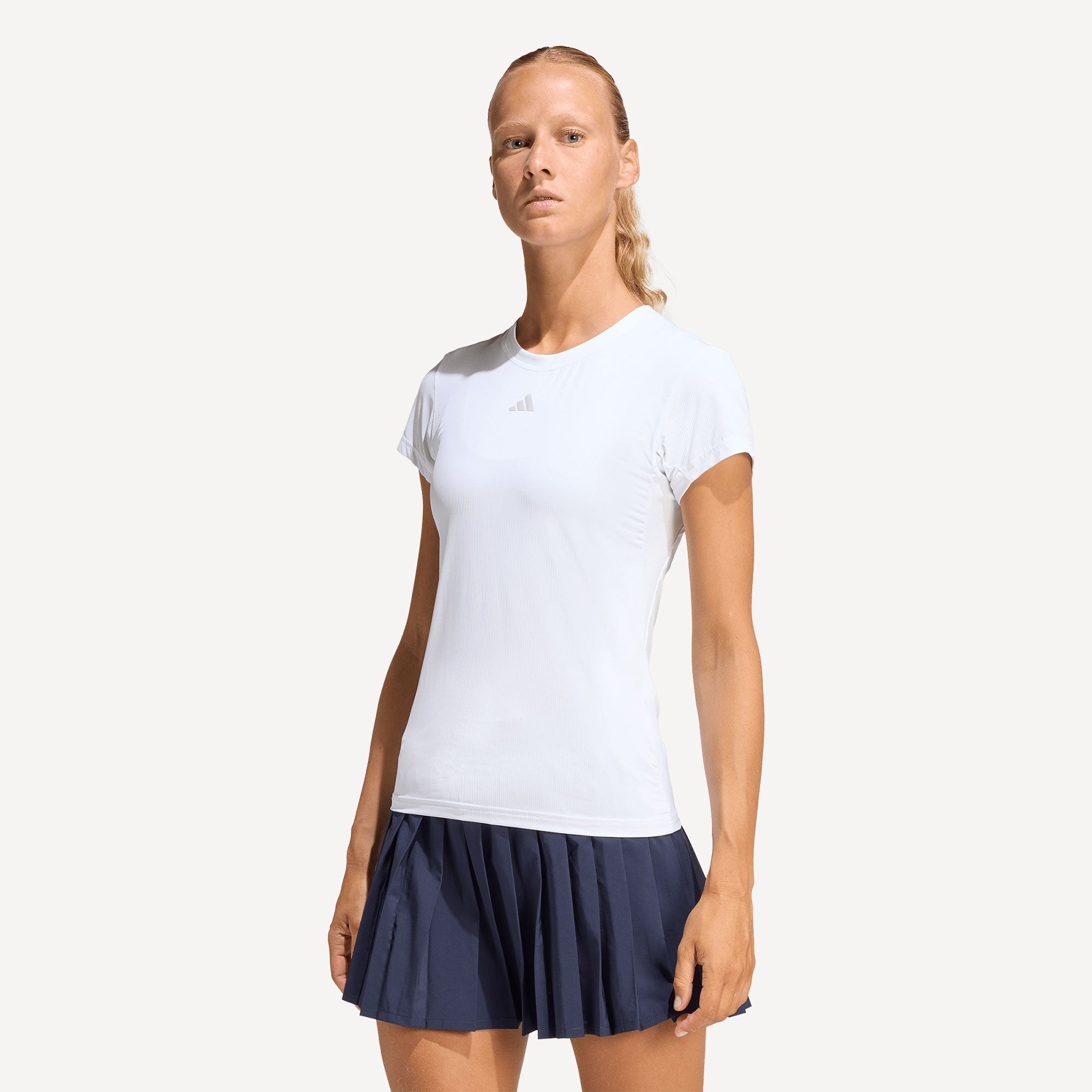 adidas Gameset Women's Freelift Tennis Shirt - White (1)