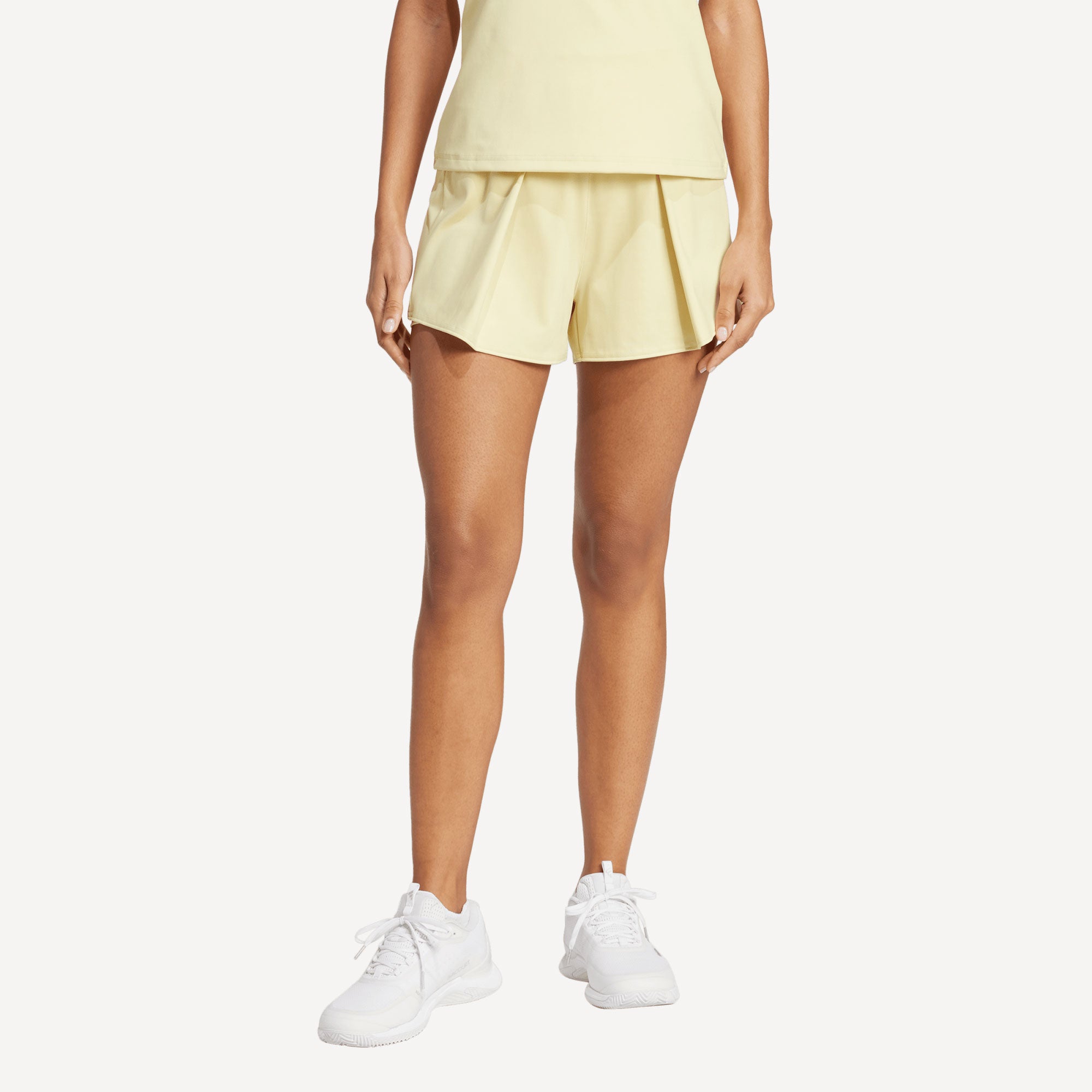 adidas Gameset Women's Match Tennis Shorts - Yellow (1)