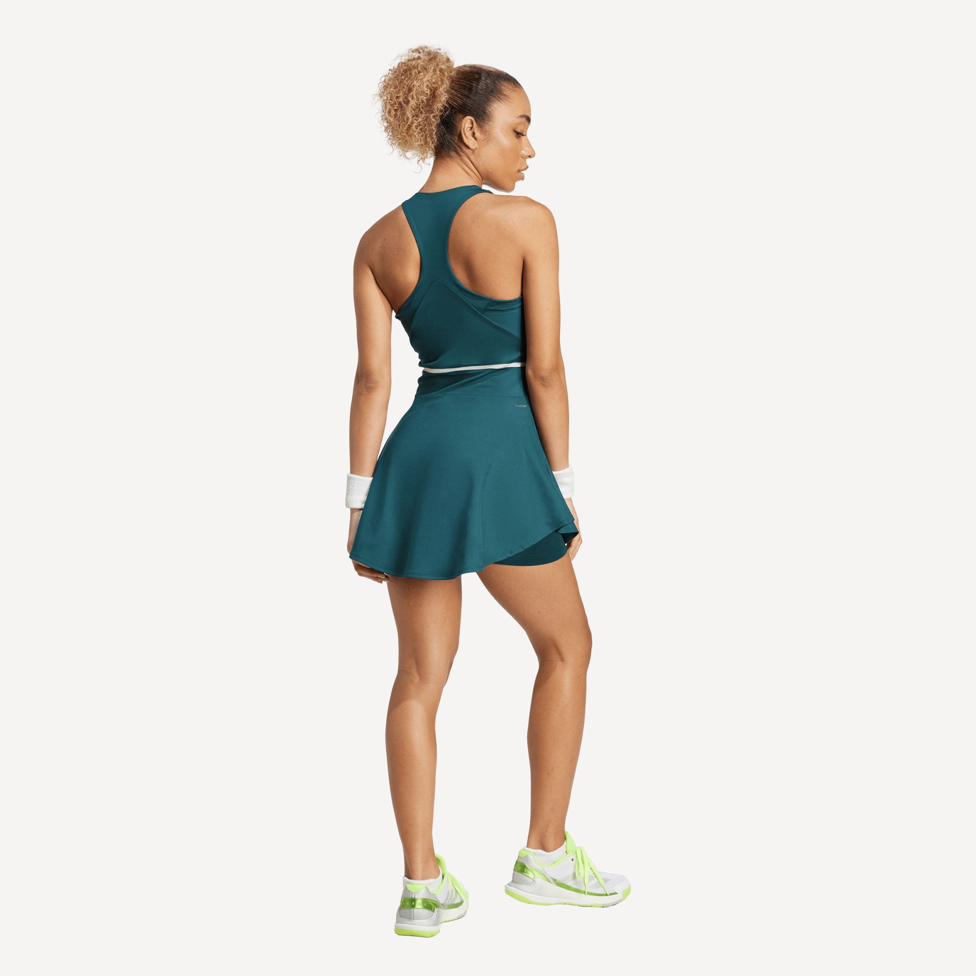 adidas Gameset Women's Y Tennis Dress - Green (2)