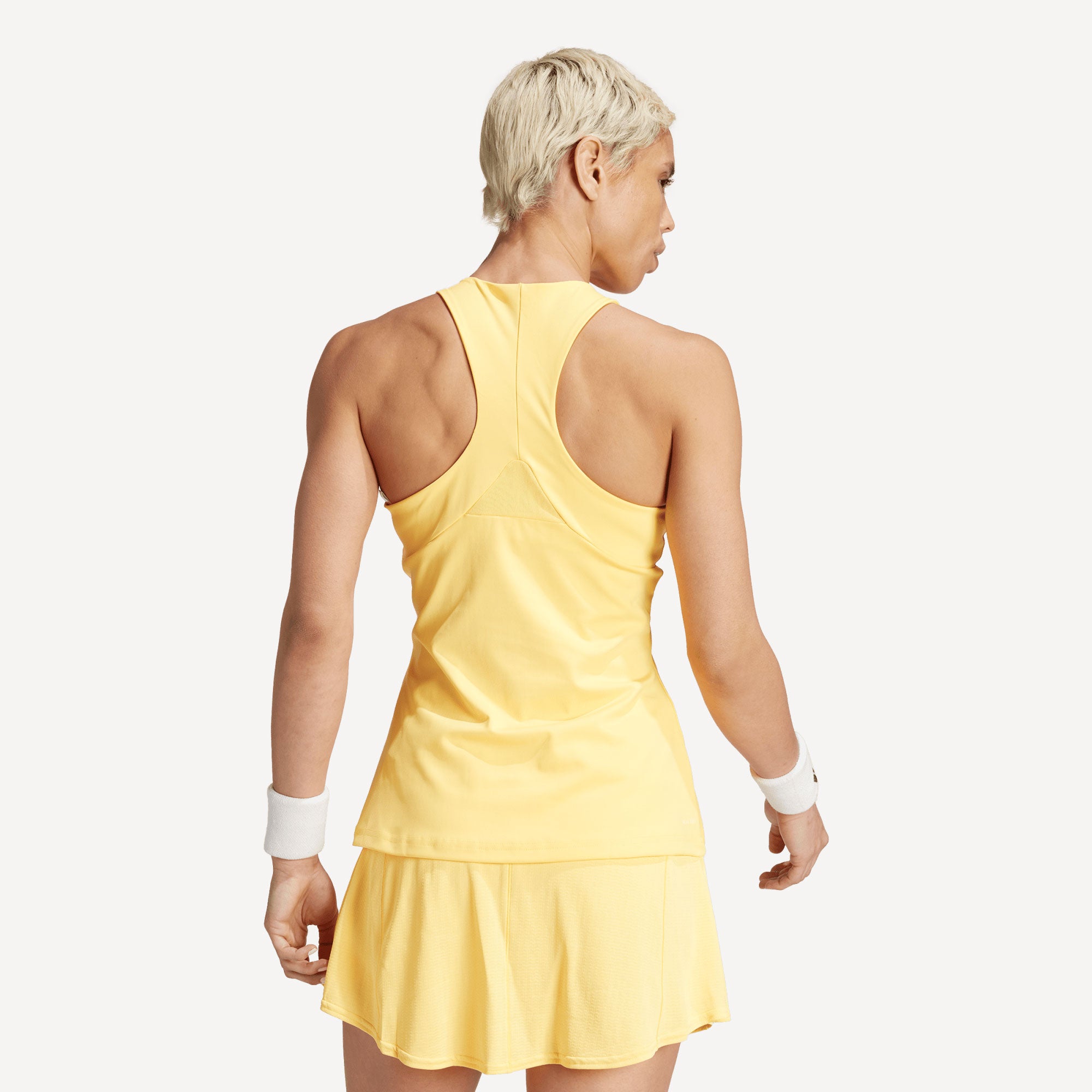 adidas Gameset Women's Y Tennis Tank - Orange (2)