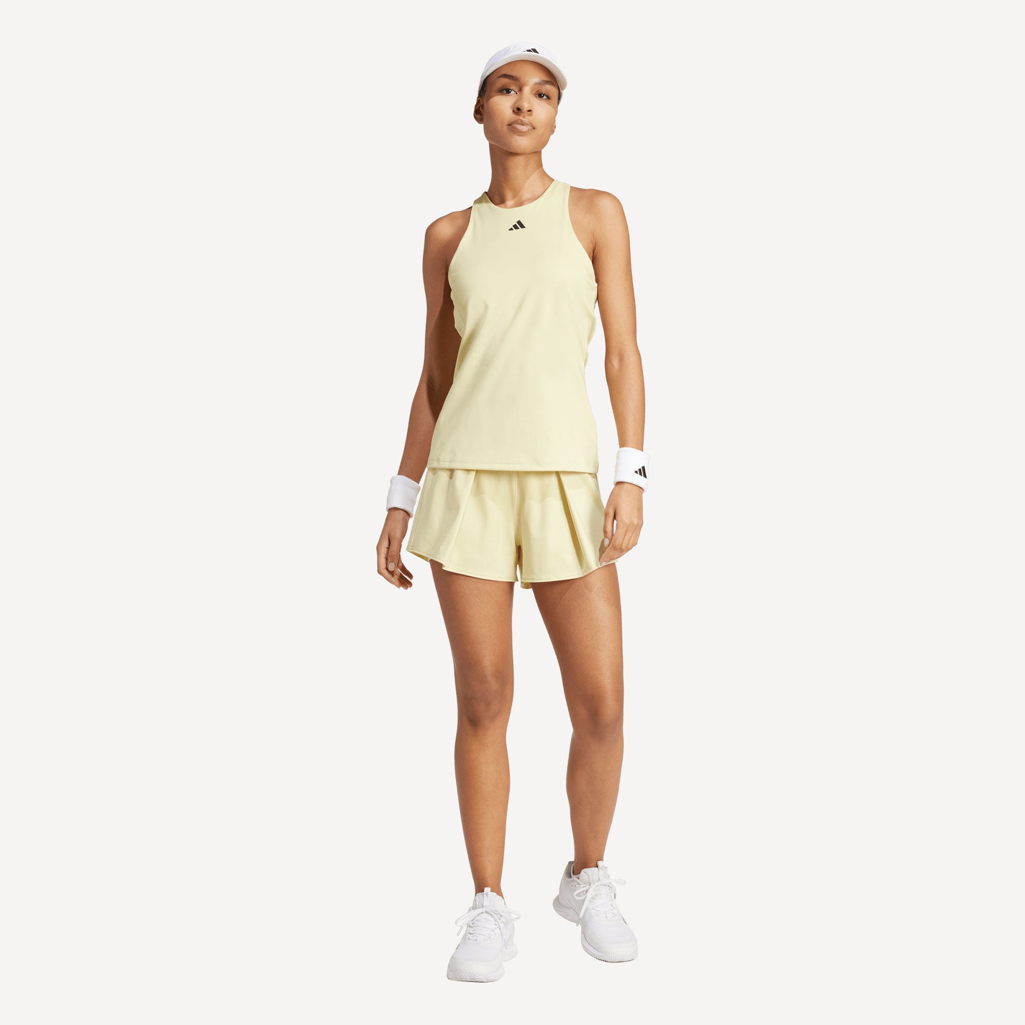 adidas Gameset Women's Y Tennis Tank - Yellow (4)