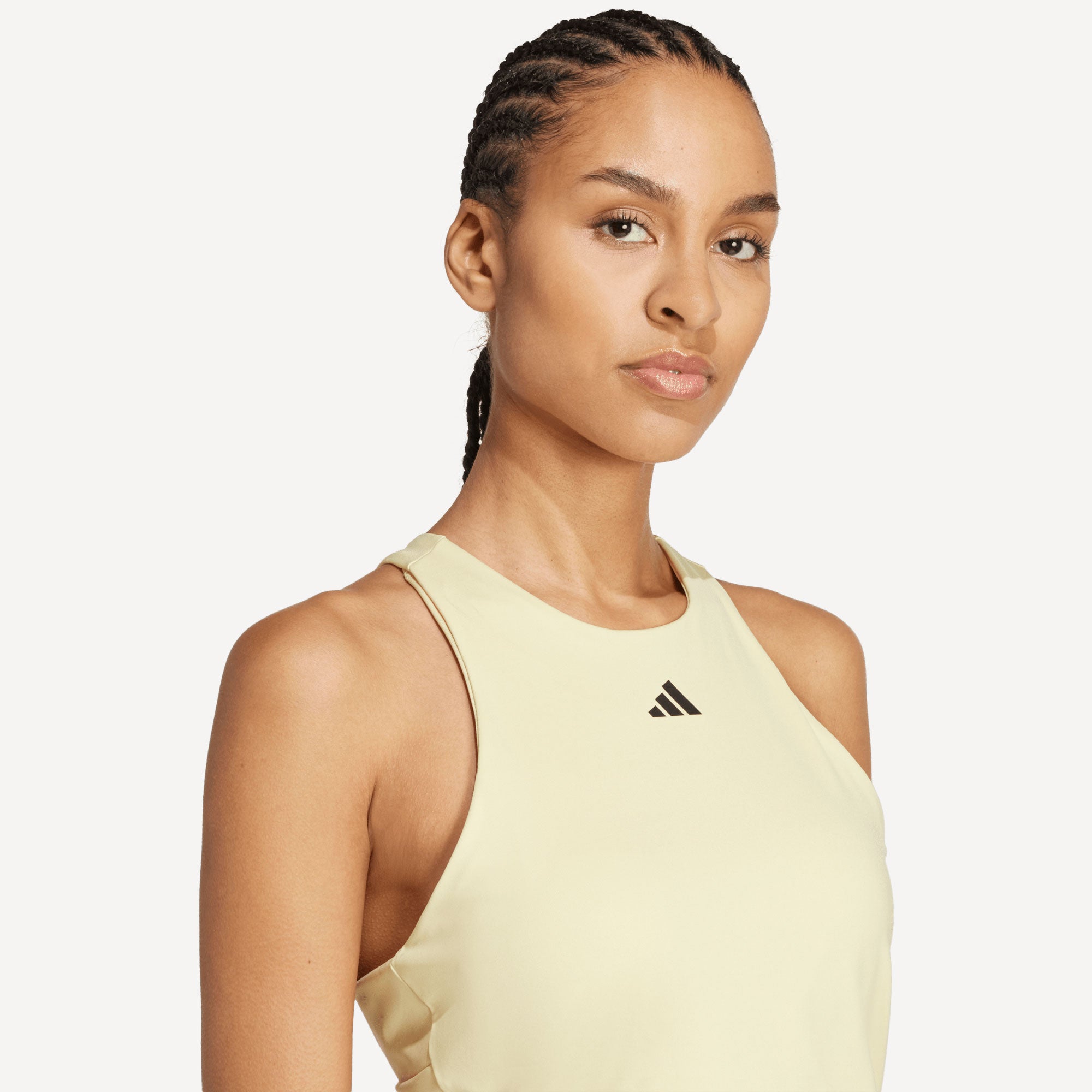 adidas Gameset Women's Y Tennis Tank - Yellow (5)