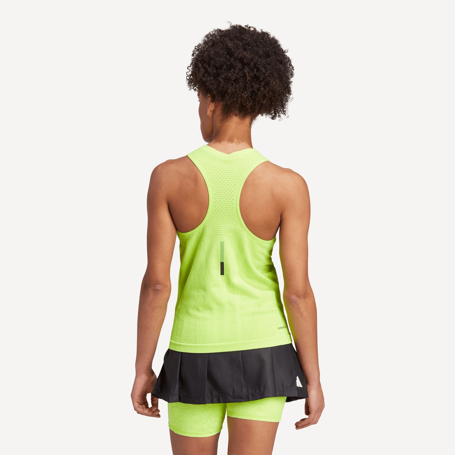 adidas London Pro Women's Seamless Y Tennis Tank Yellow (2)