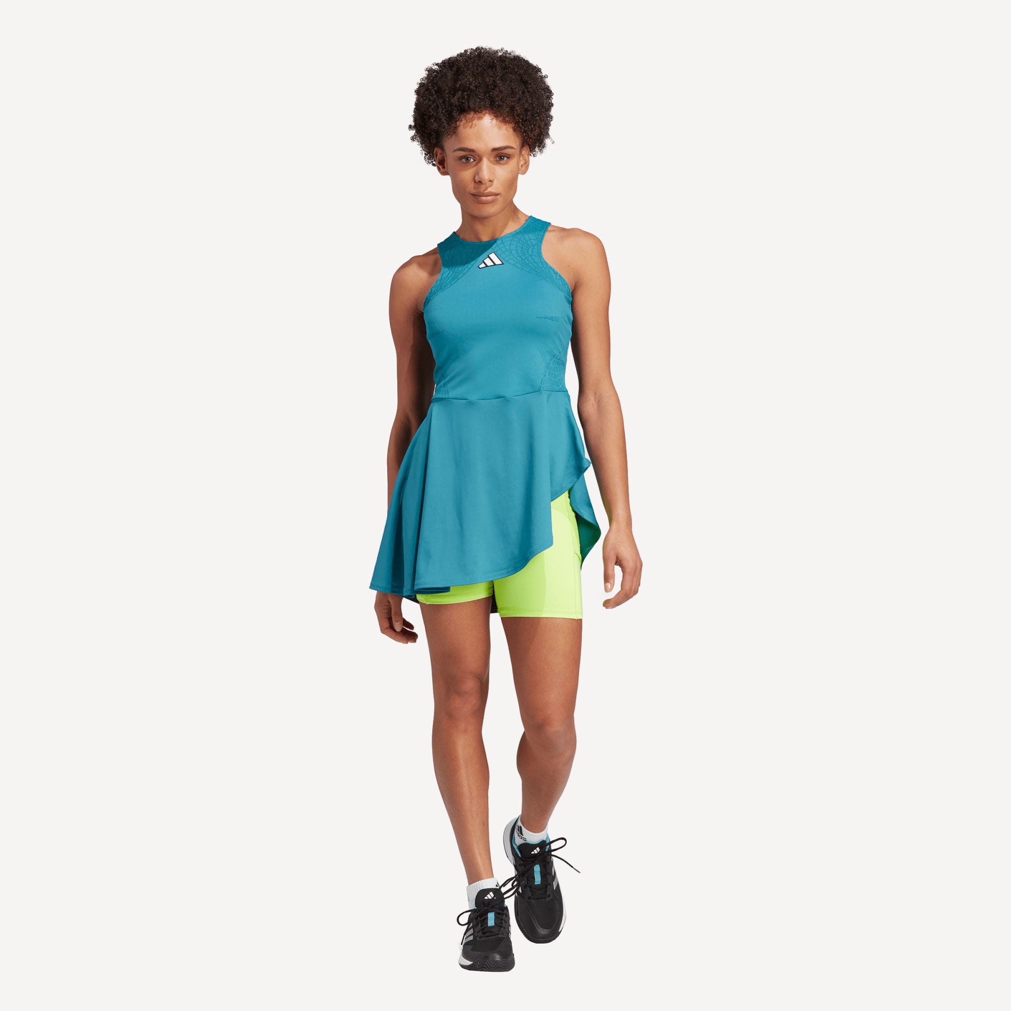 adidas London Pro Women's Tennis Dress Green (1)