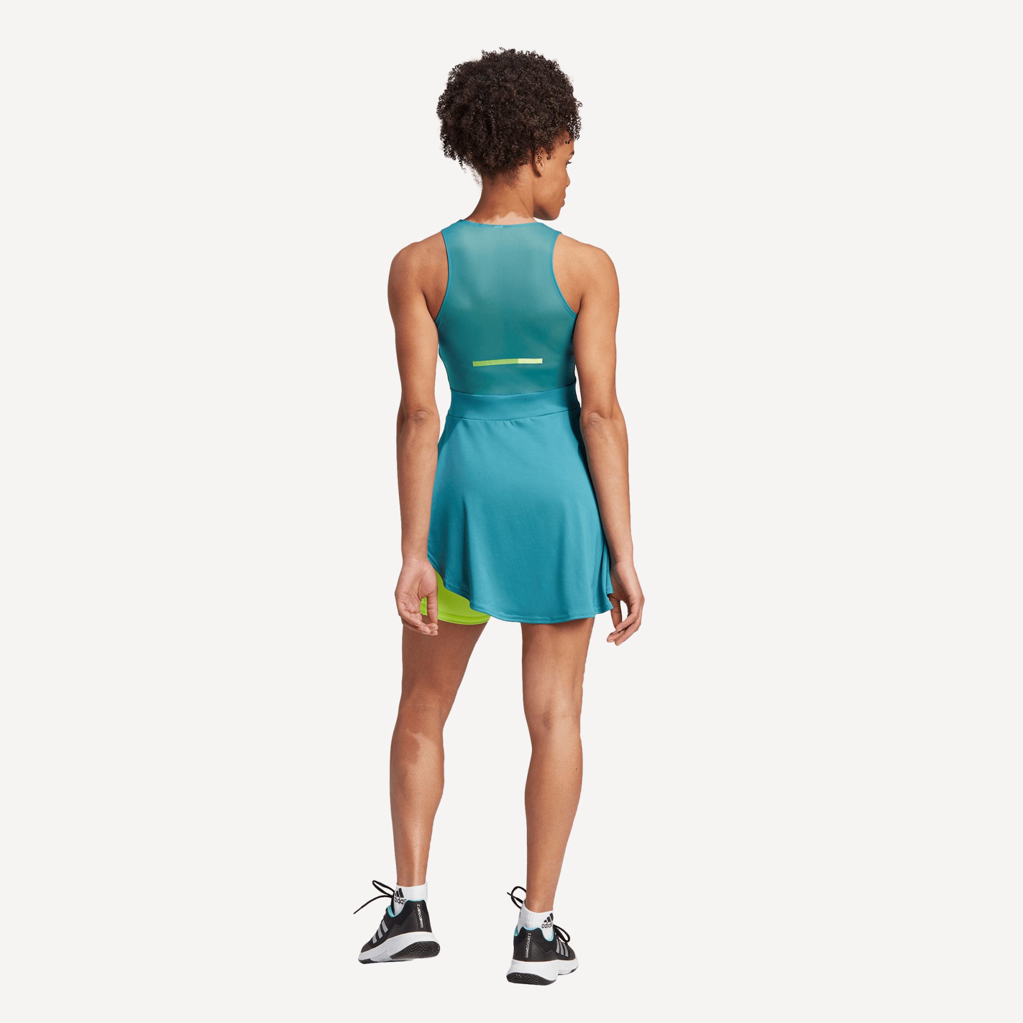 adidas London Pro Women's Tennis Dress Green (2)