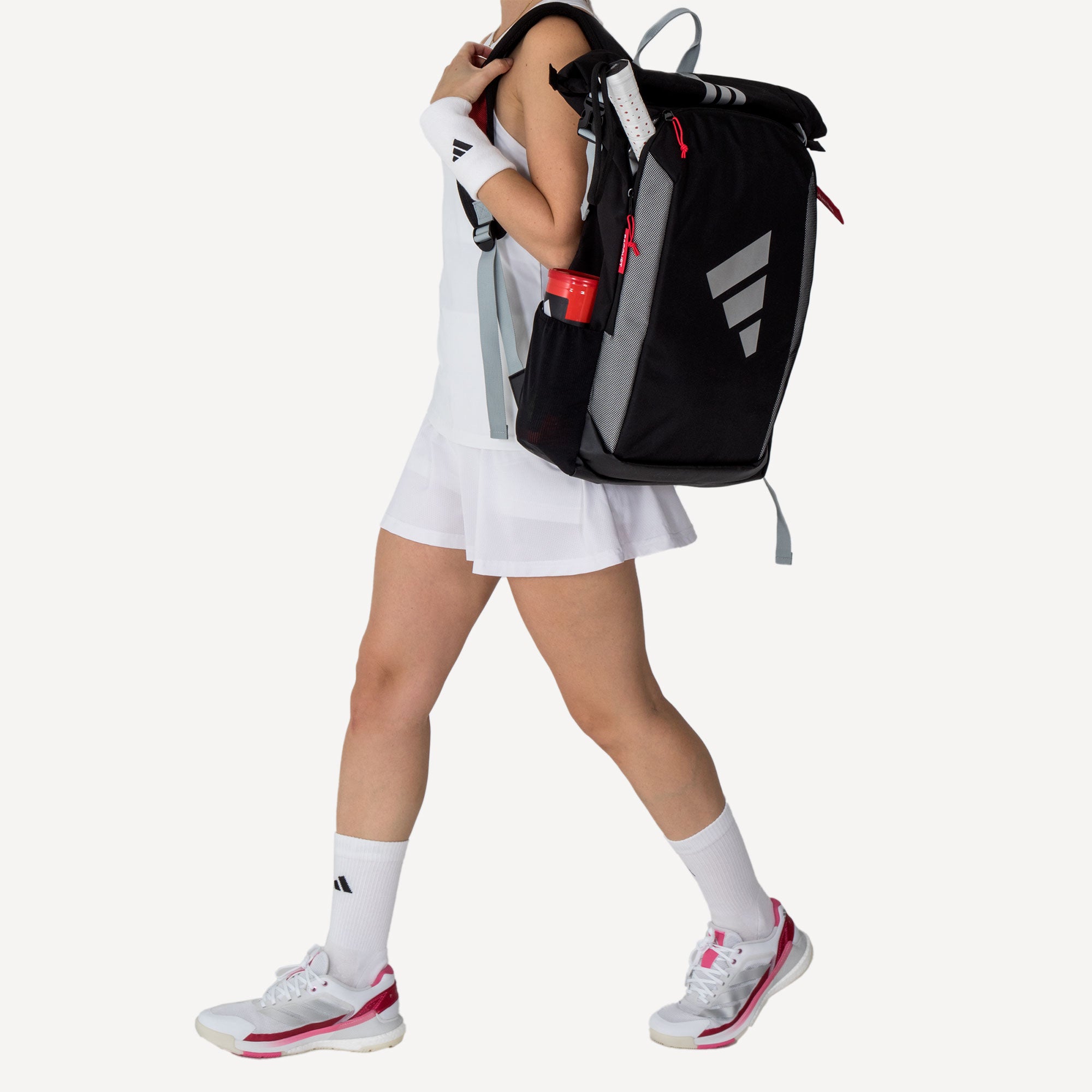 adidas Multigame 3.4 Padel Backpack - Black/Red (5)