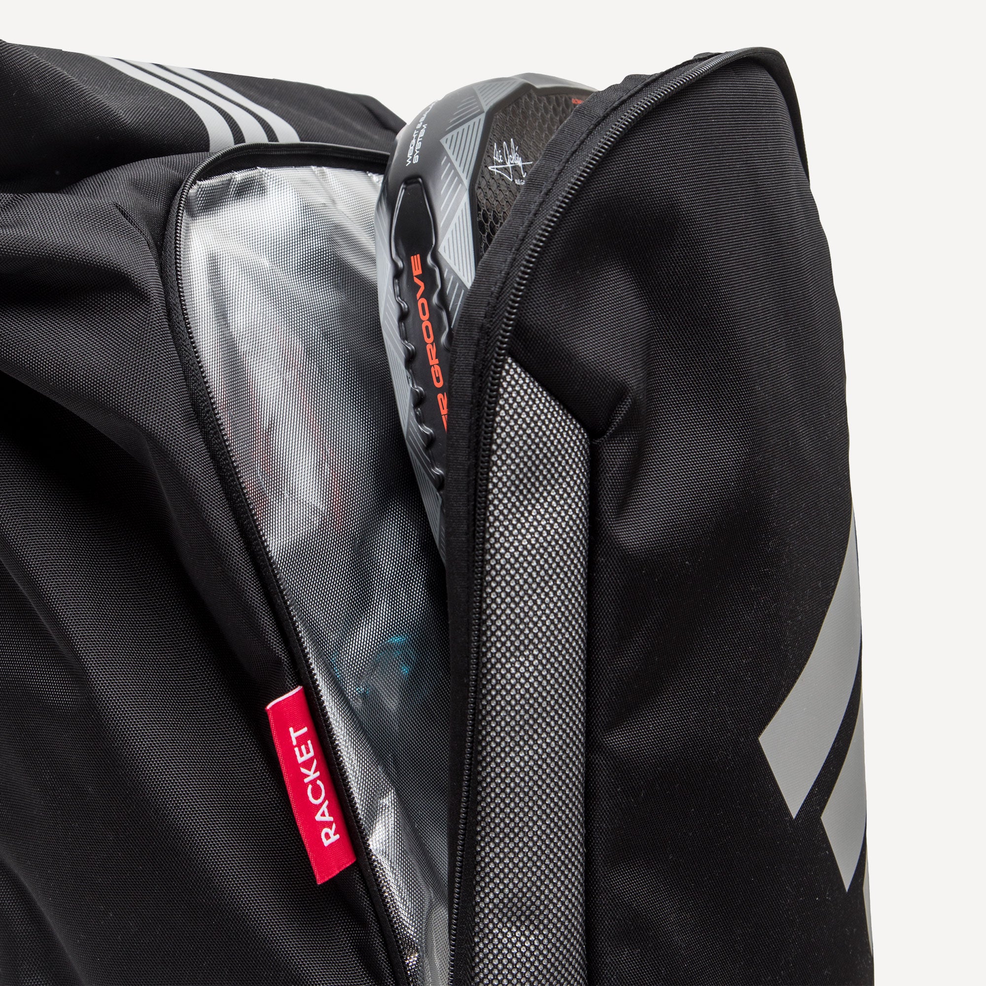 adidas Multigame 3.4 Padel Backpack - Black/Red (6)