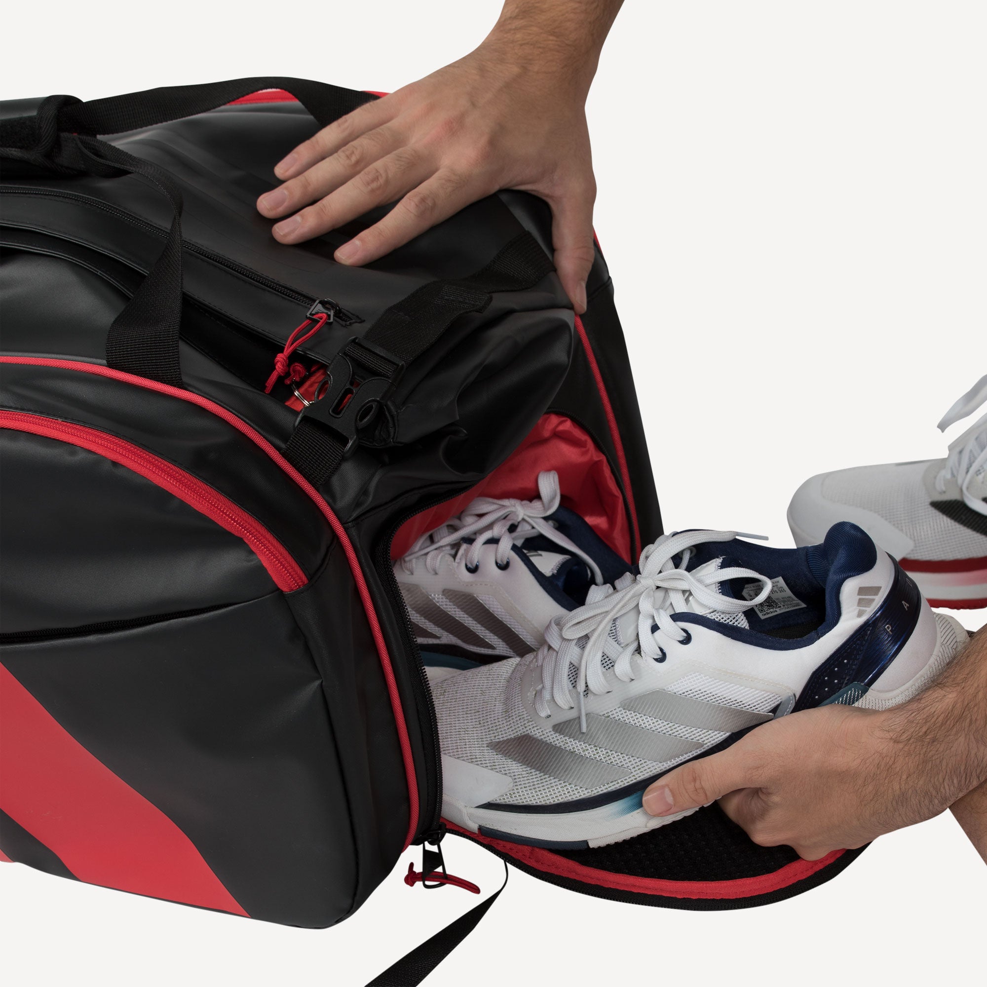 adidas Multigame Racket Padel Bag - Black/Red (4)