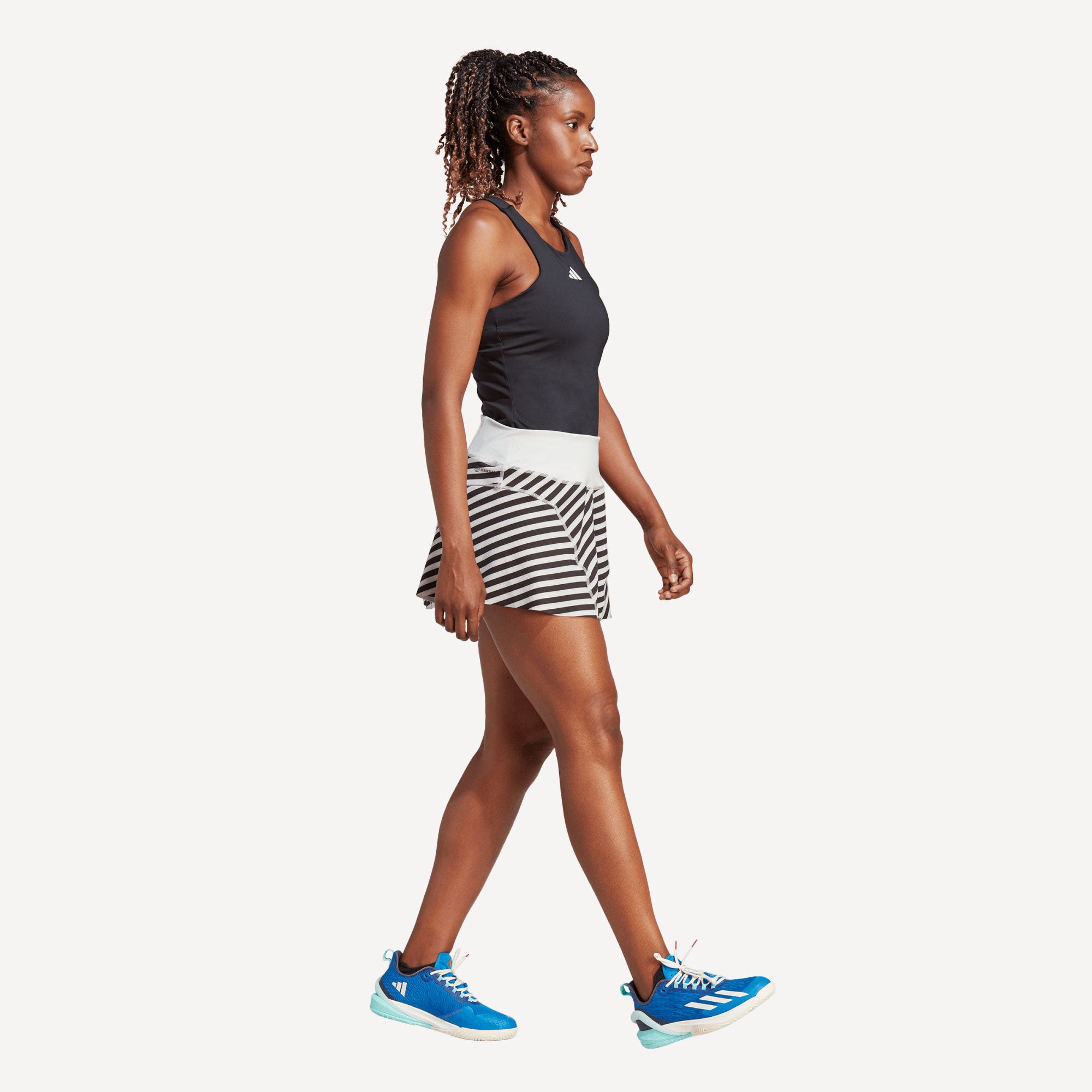 adidas New York Pro Match Women's Tennis Skirt Grey (4)
