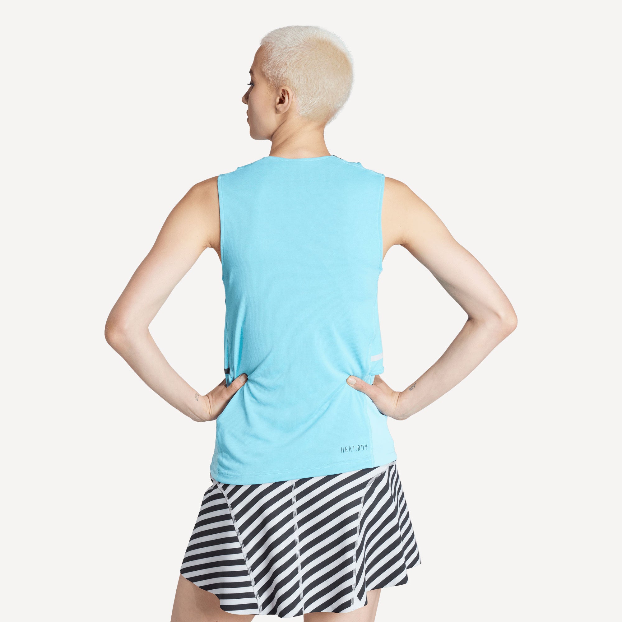 adidas New York Pro Match Women's Tennis Tank Blue (2)