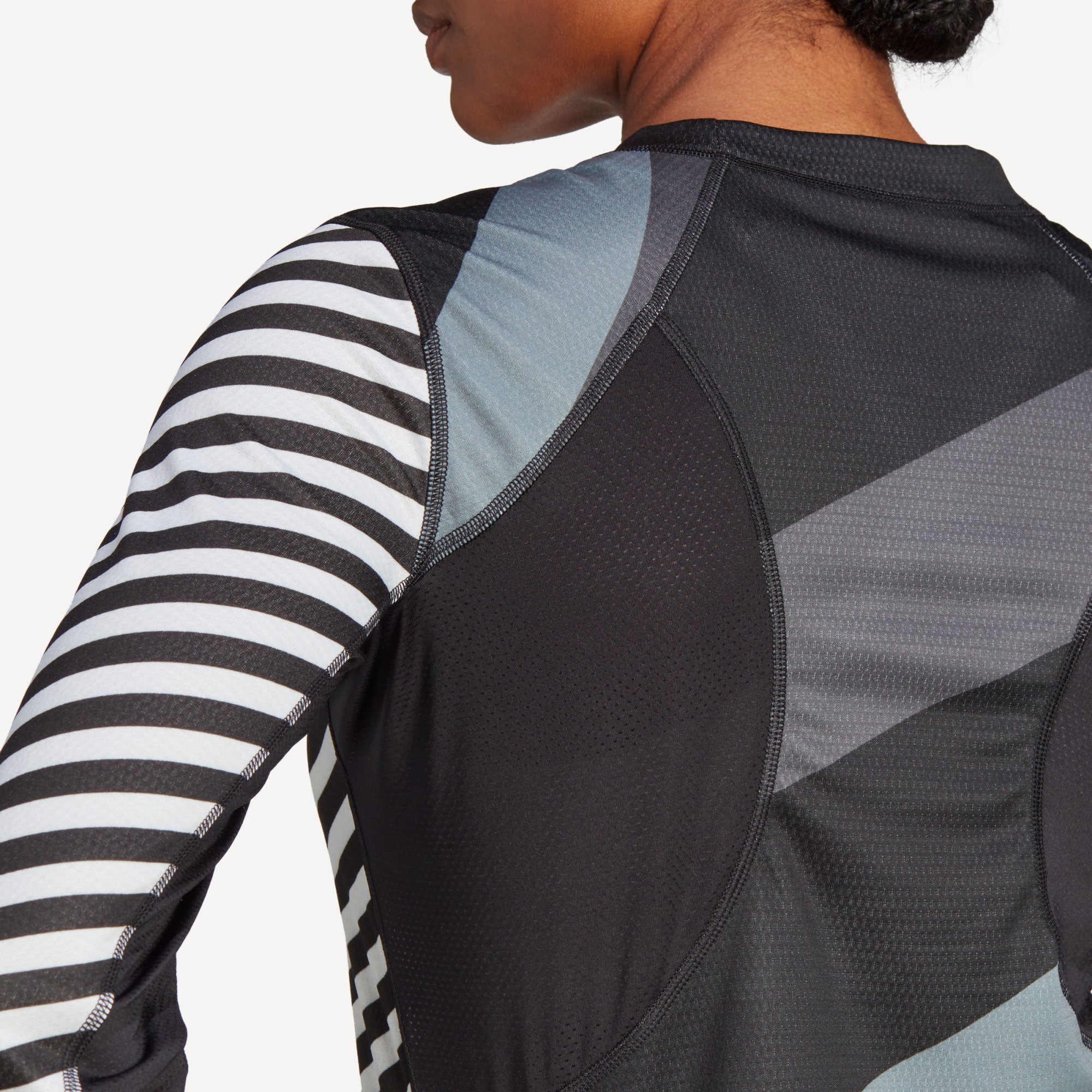 adidas New York Pro Women's 3/4 Long Sleeve Tennis Shirt Black (8)