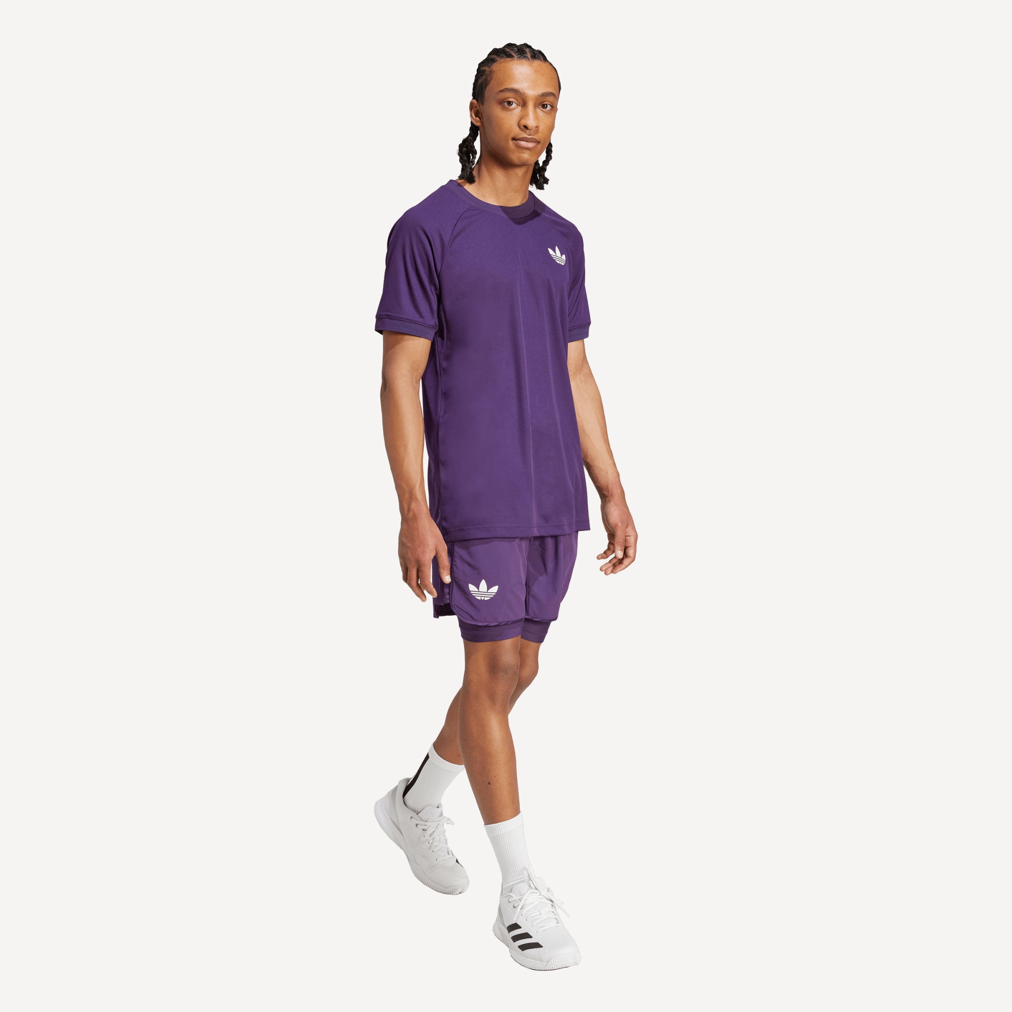 adidas Originals Pro London Men's Freelift Tennis Shirt - Purple (3)
