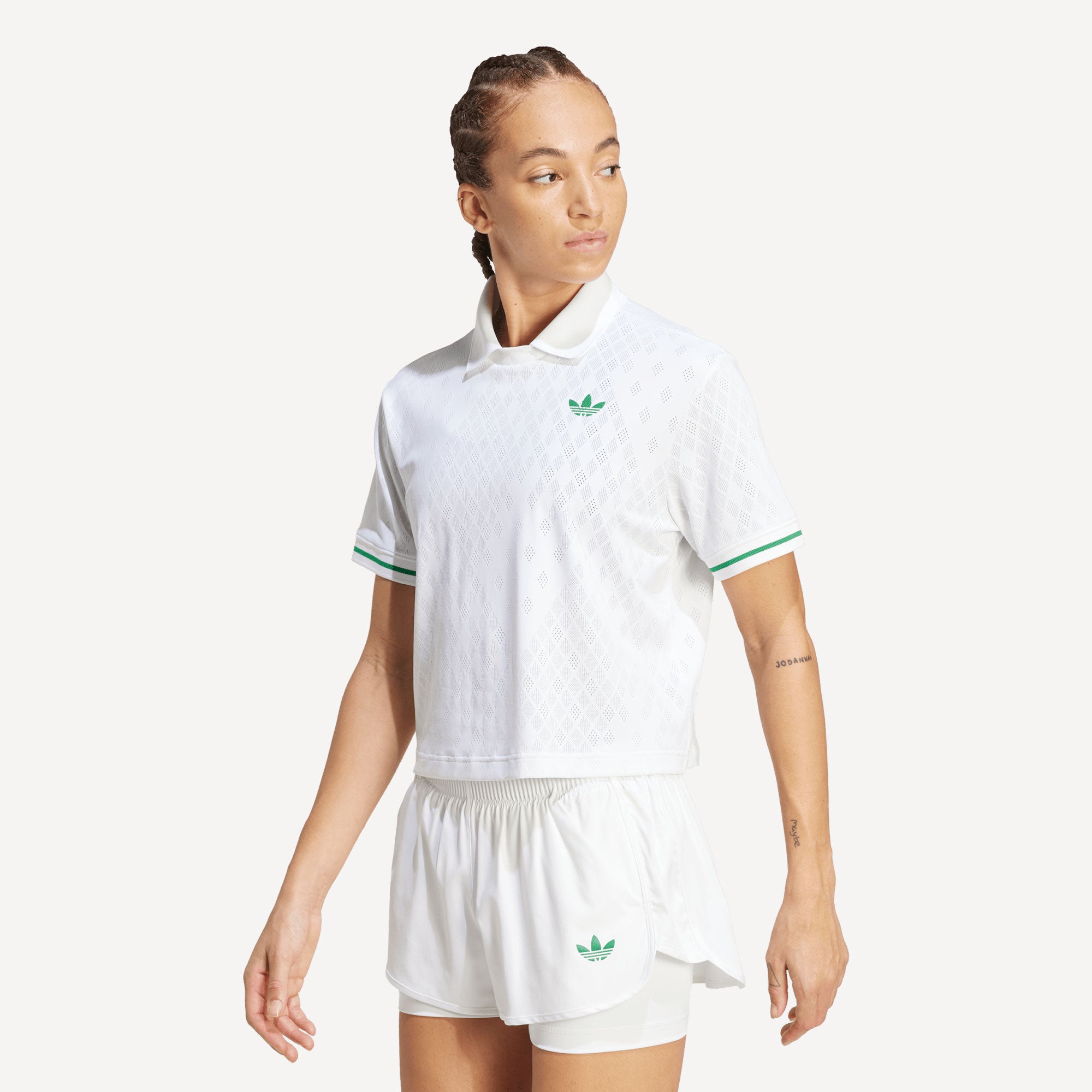 adidas Originals Pro London Women's Tennis Polo - White (1)