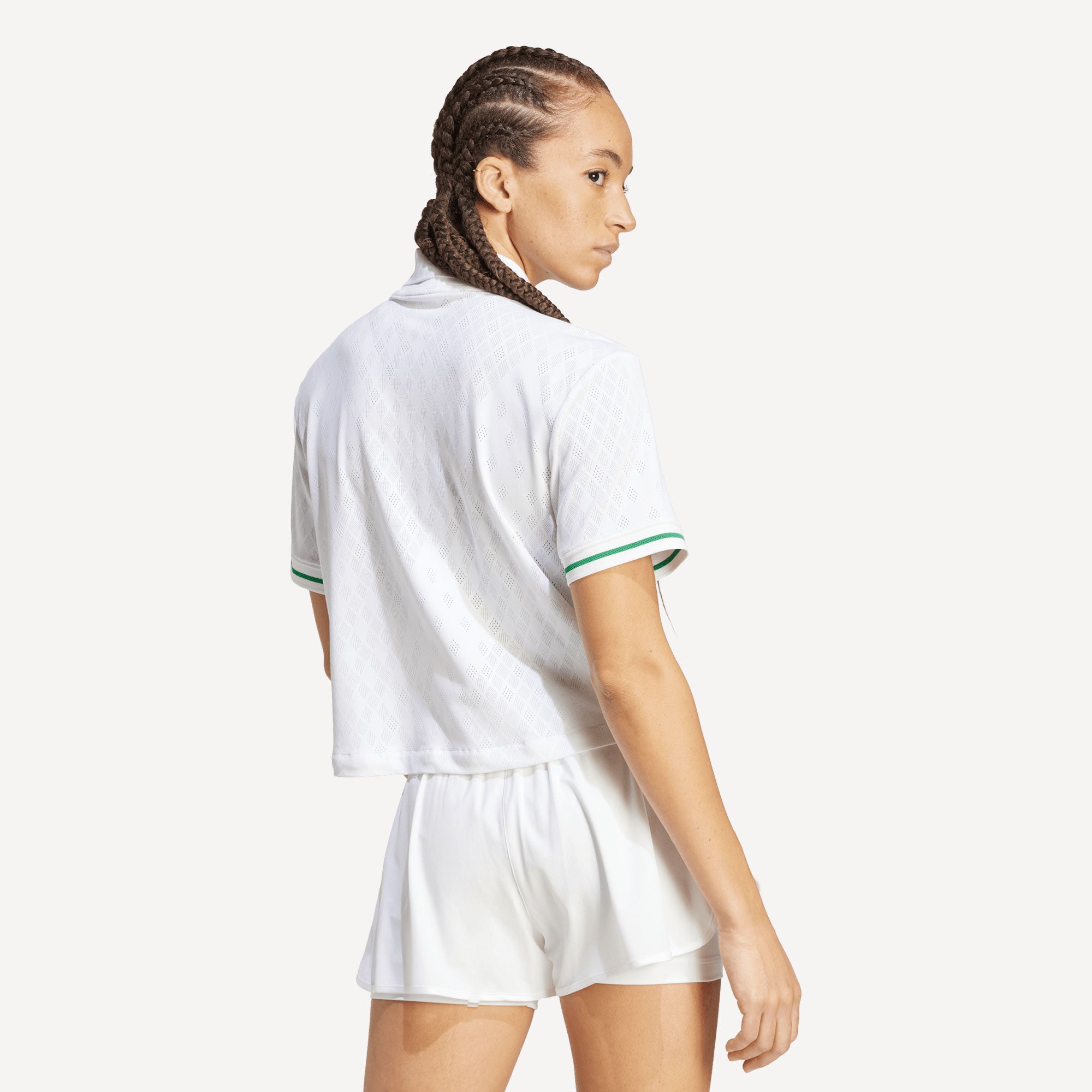 adidas Originals Pro London Women's Tennis Polo - White (2)