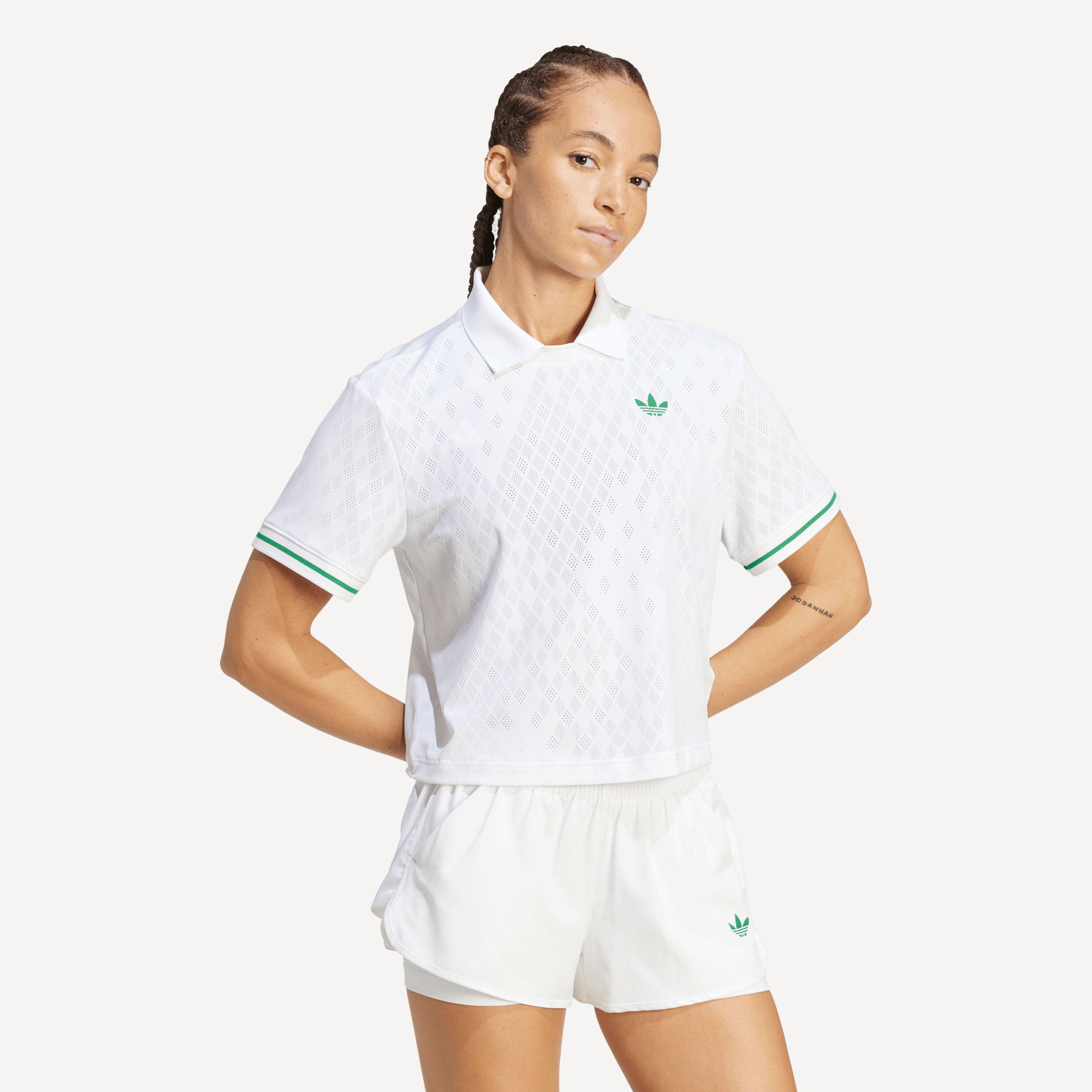 adidas Originals Pro London Women's Tennis Polo - White (3)