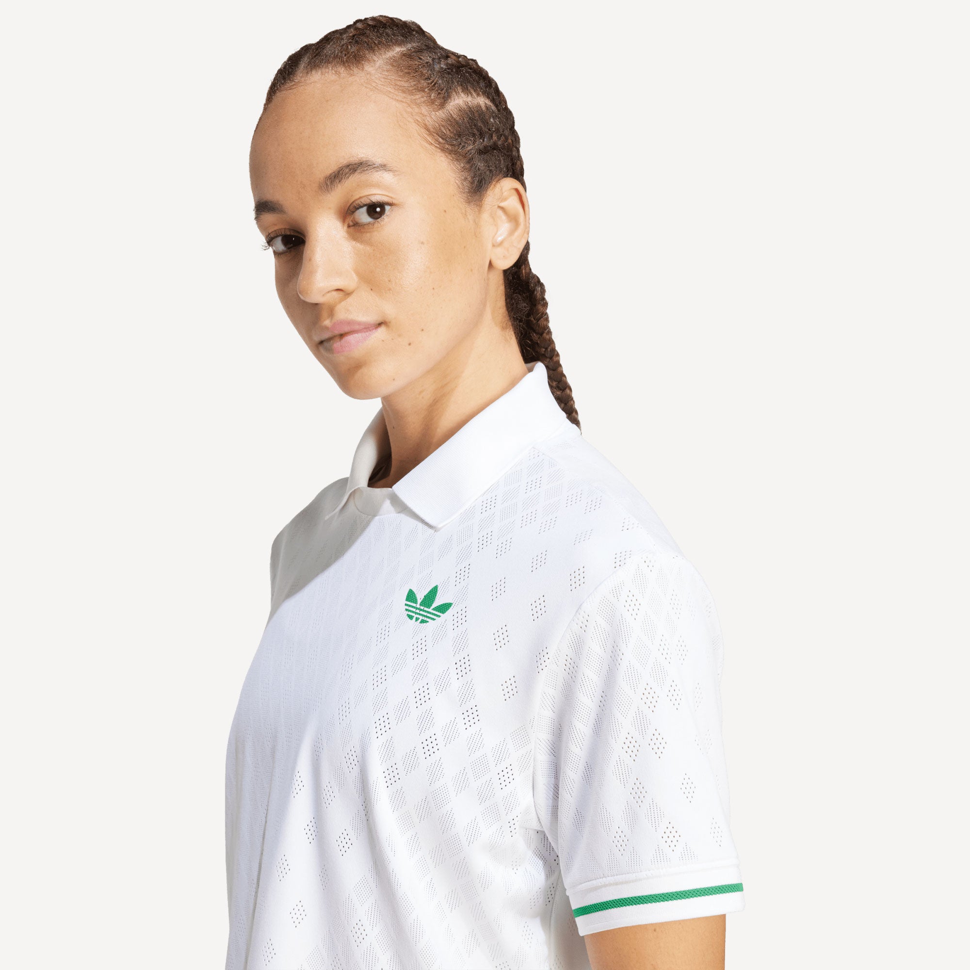 adidas Originals Pro London Women's Tennis Polo - White (4)