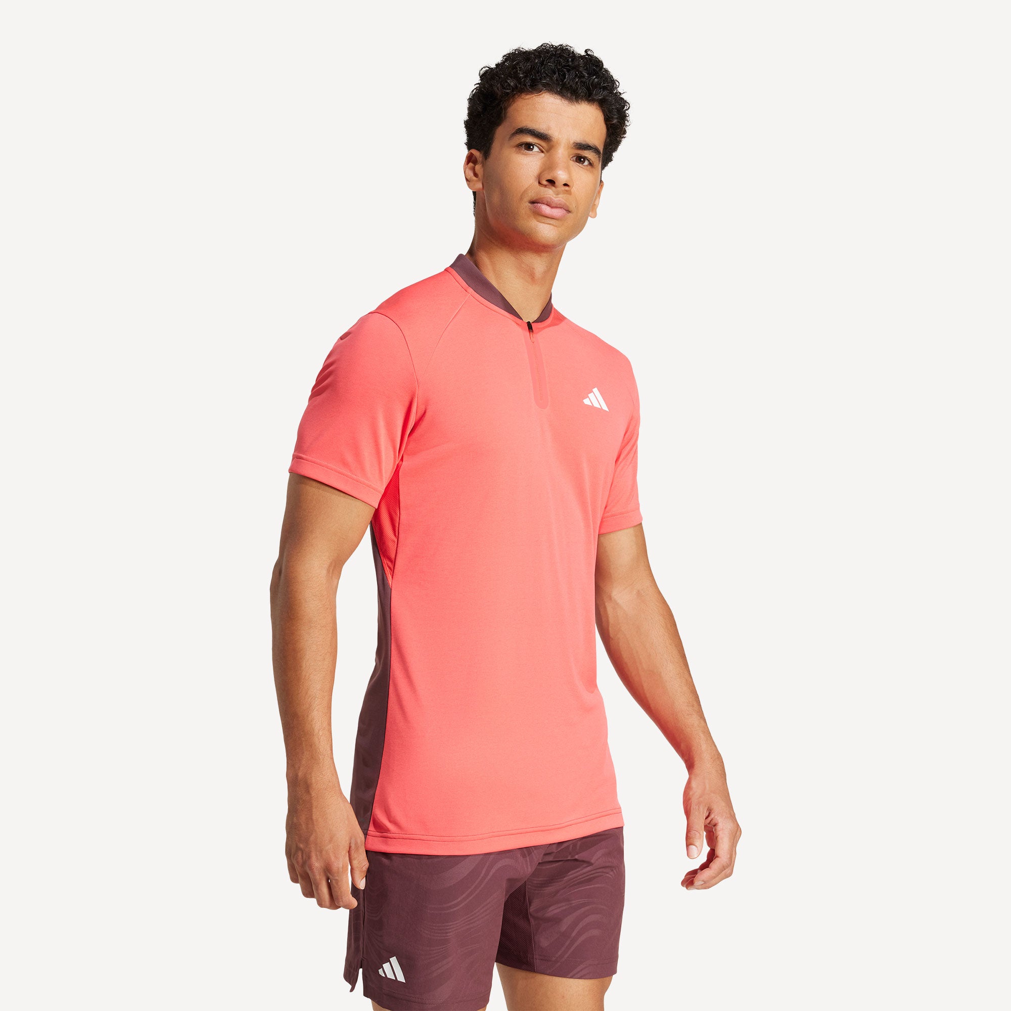 adidas Pro Melbourne Men's Freelift Tennis Polo - Red (3)