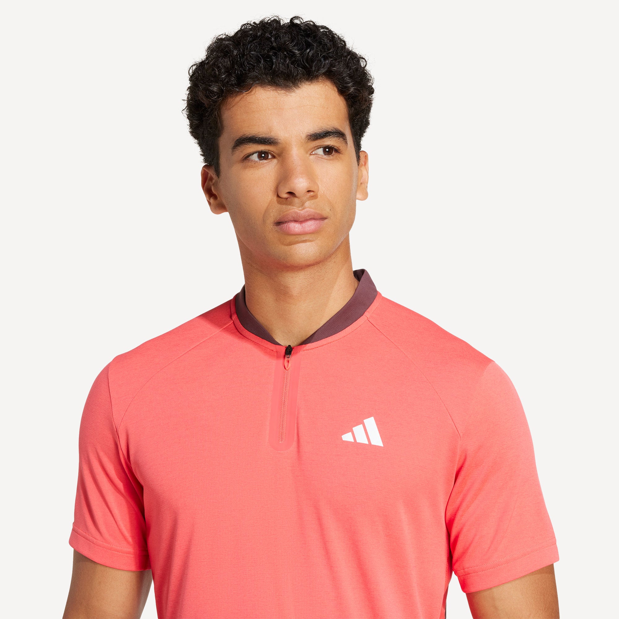 adidas Pro Melbourne Men's Freelift Tennis Polo - Red (5)