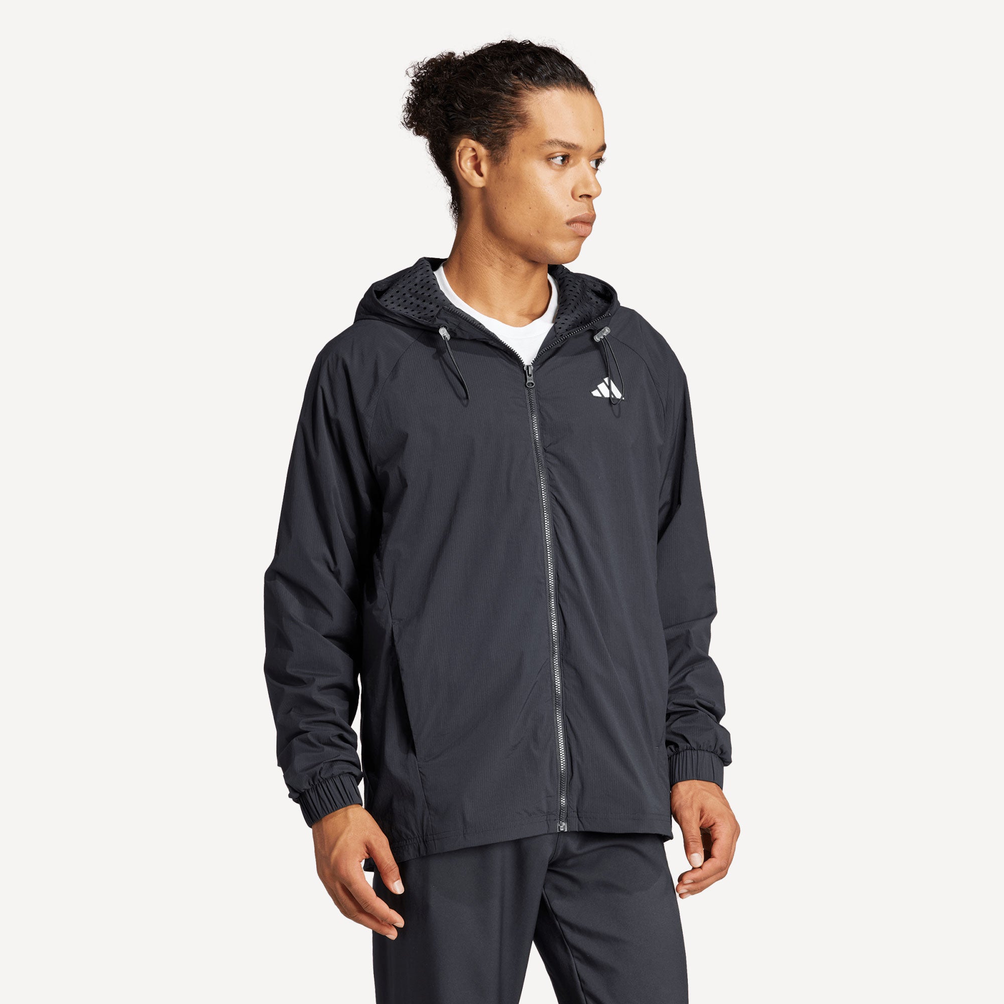 adidas Pro Melbourne Men's Tennis Jacket - Black (3)
