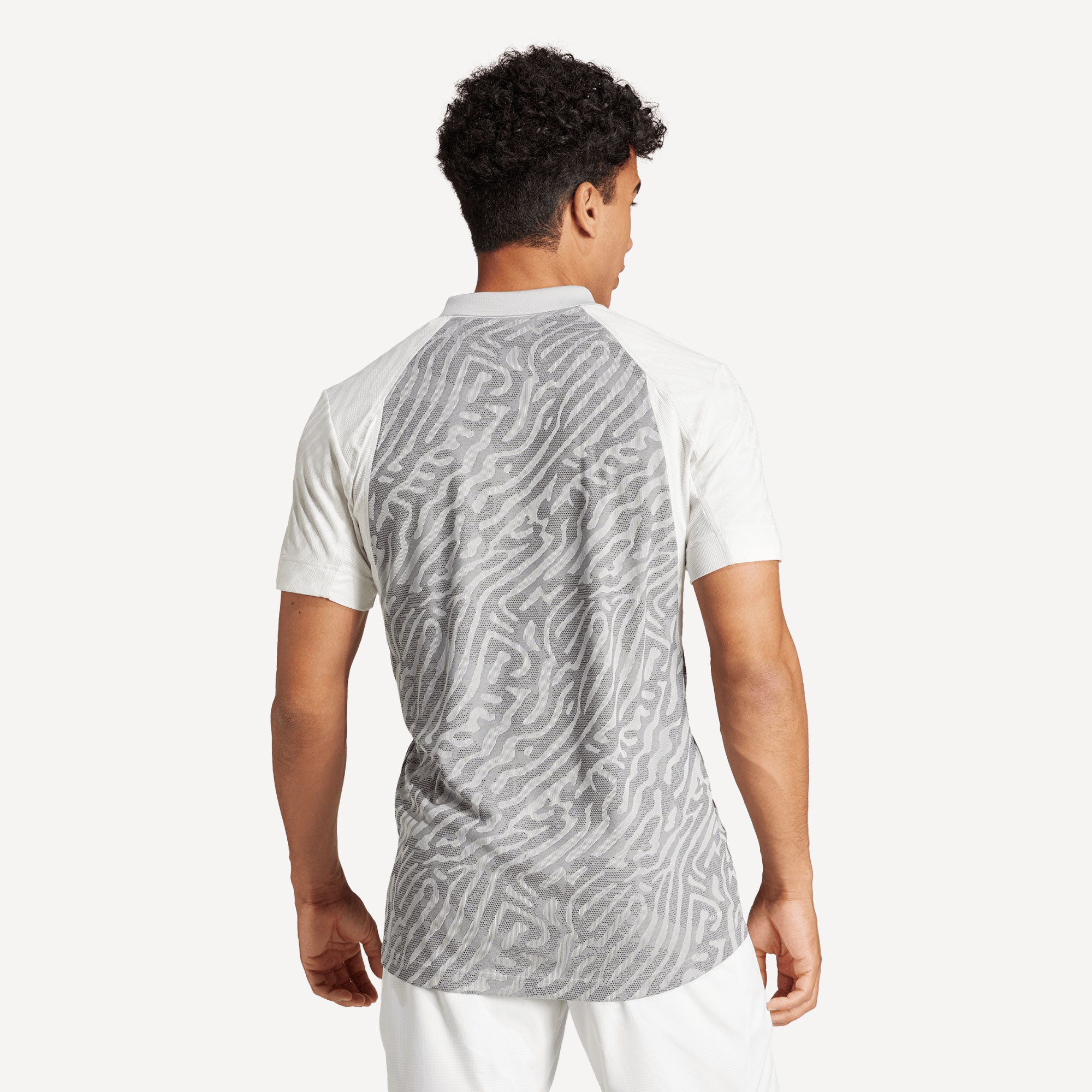 adidas Pro Melbourne Men's Tennis Polo - Grey (2)