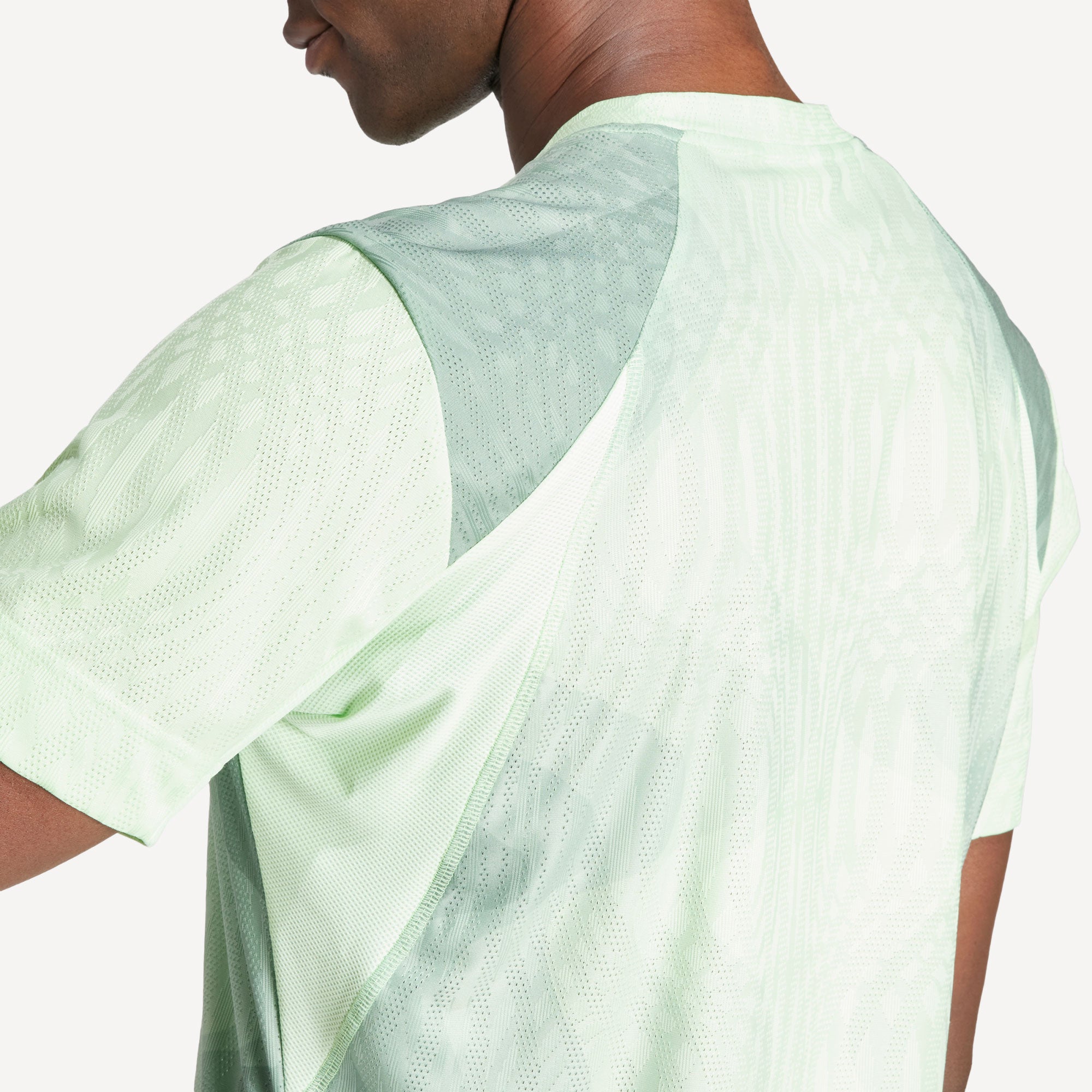 adidas Pro Melbourne Men's Tennis Shirt - Green (5)