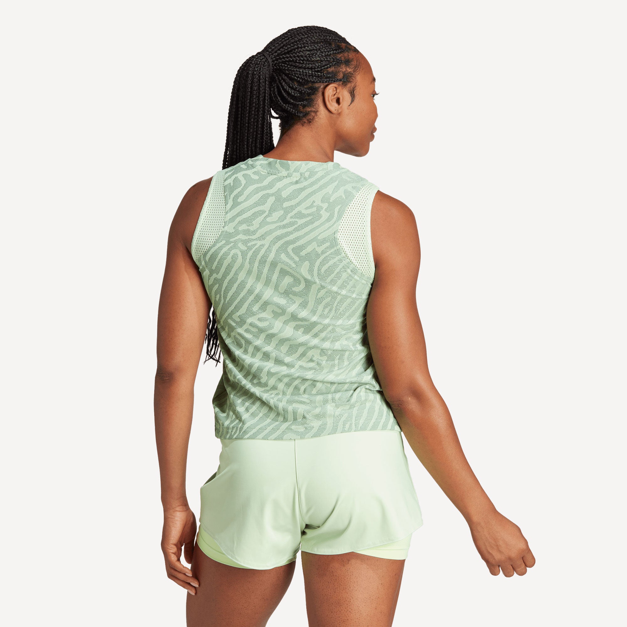 adidas Pro Melbourne Women's Match Tennis Tank - Groen (2)