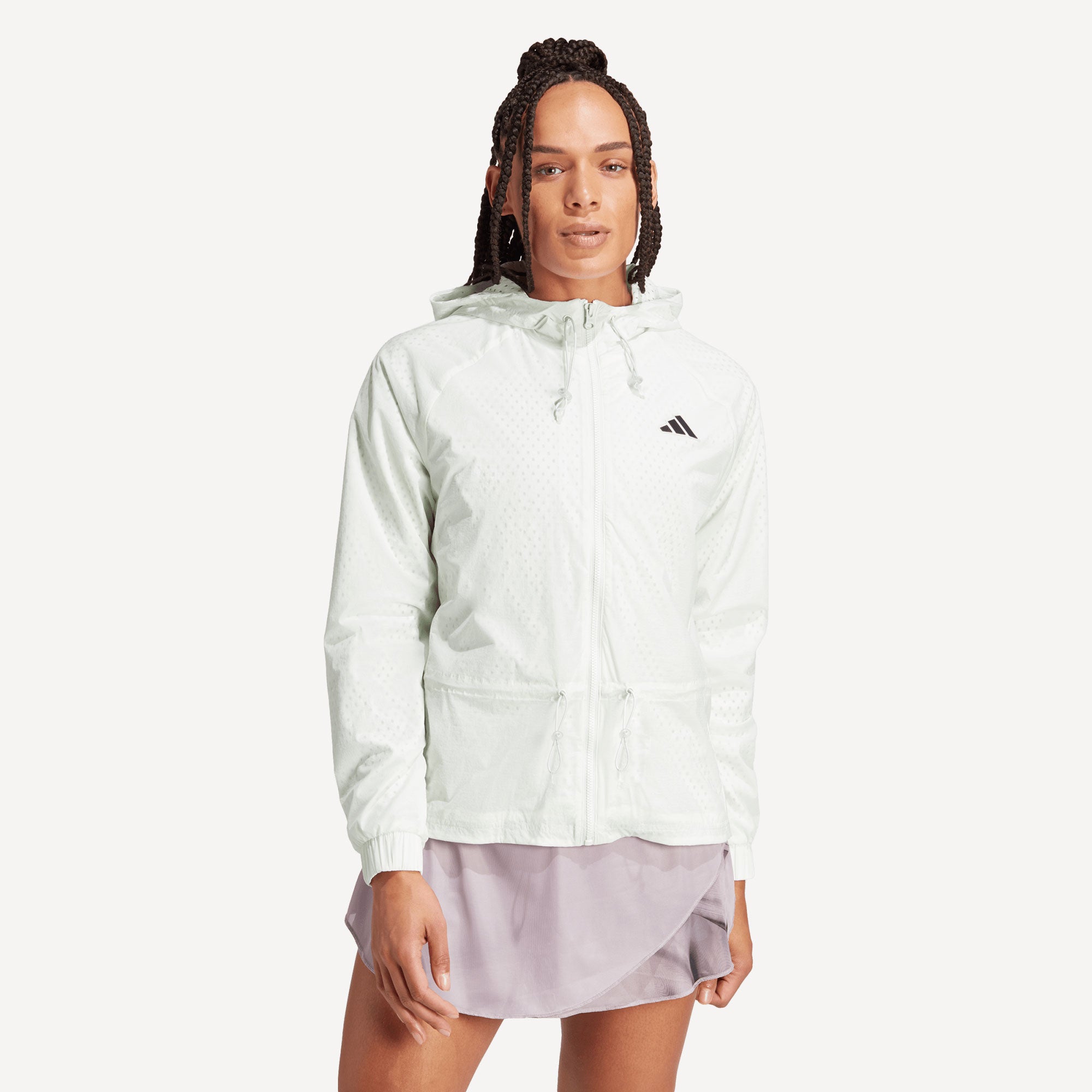 adidas Pro Melbourne Women's Tennis Jacket - Green (1)