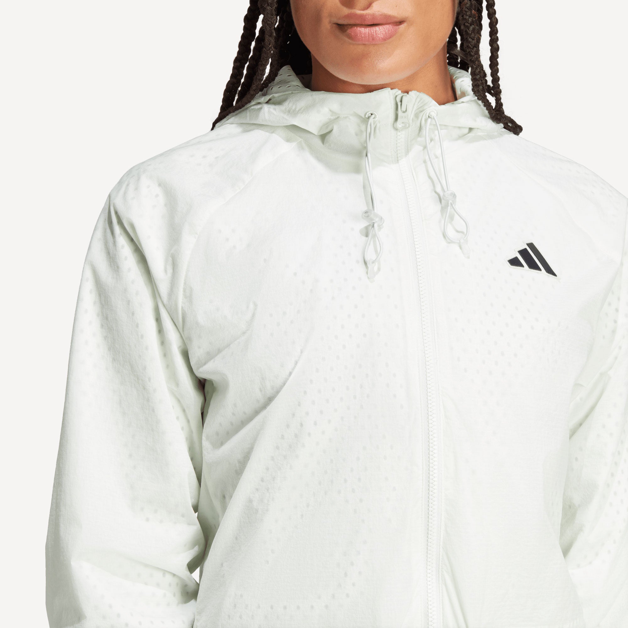 adidas Pro Melbourne Women's Tennis Jacket - Green (4)