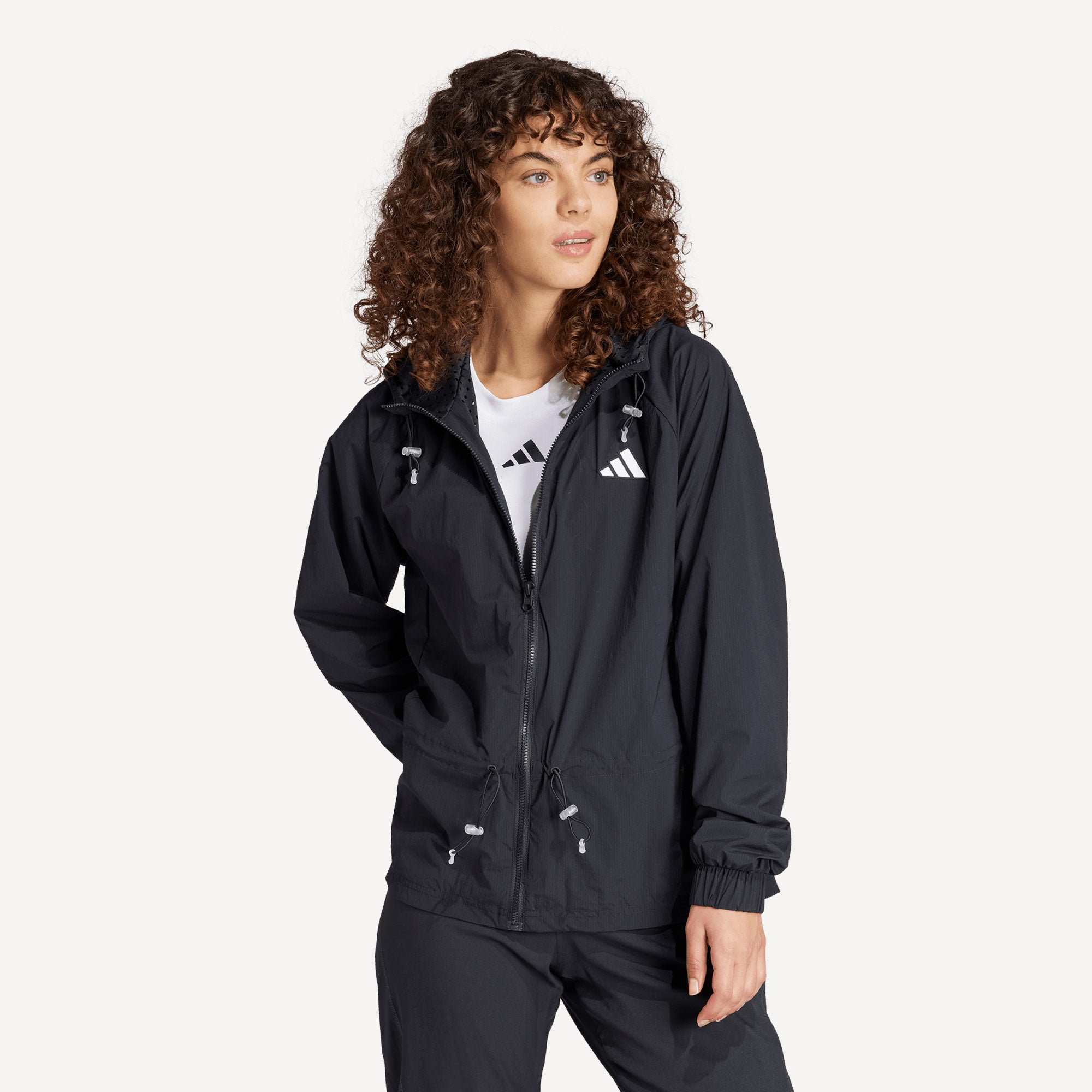 adidas Pro Melbourne Women's Tennis Jacket - Black (3)