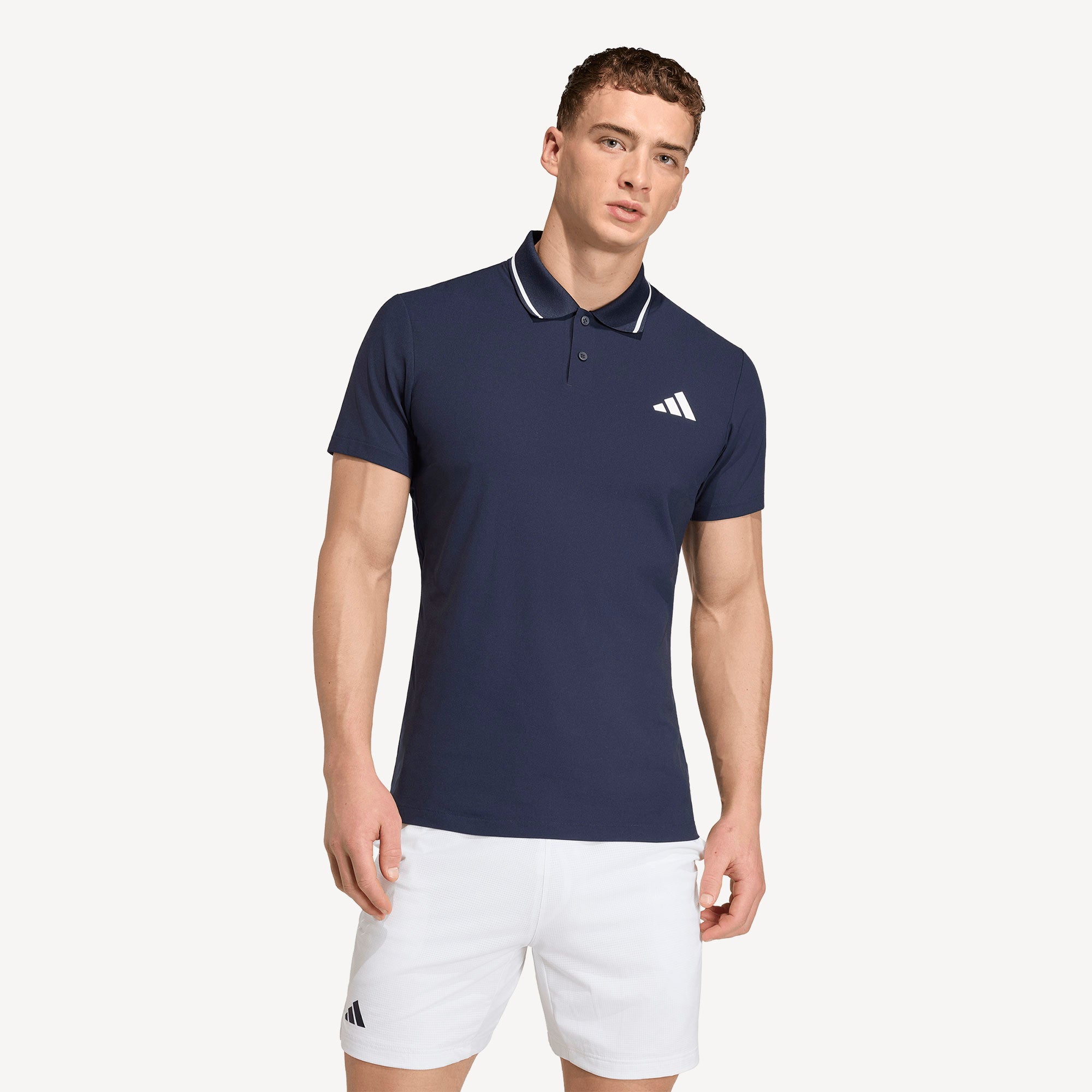 adidas Pro Men's Freelift Tennis Polo - Dark Blue (1)