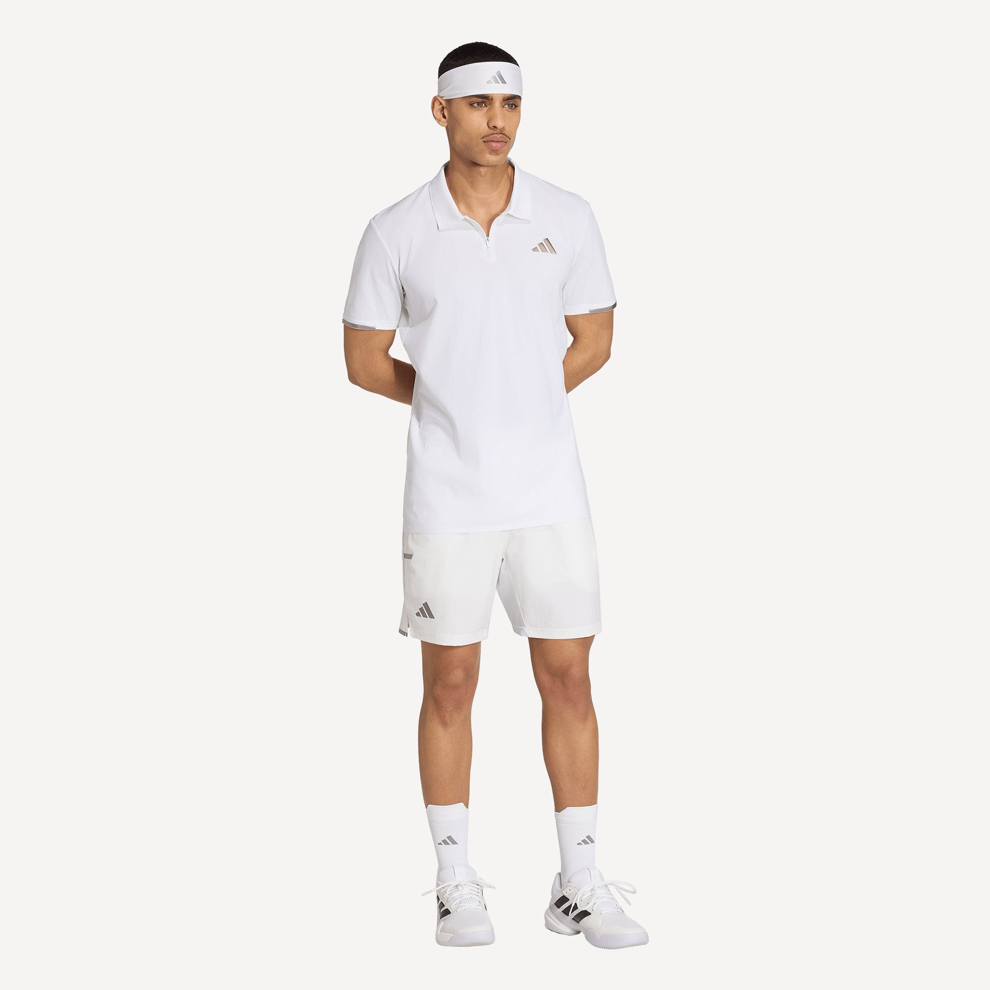 adidas Pro Men's Freelift Tennis Polo - White (4)