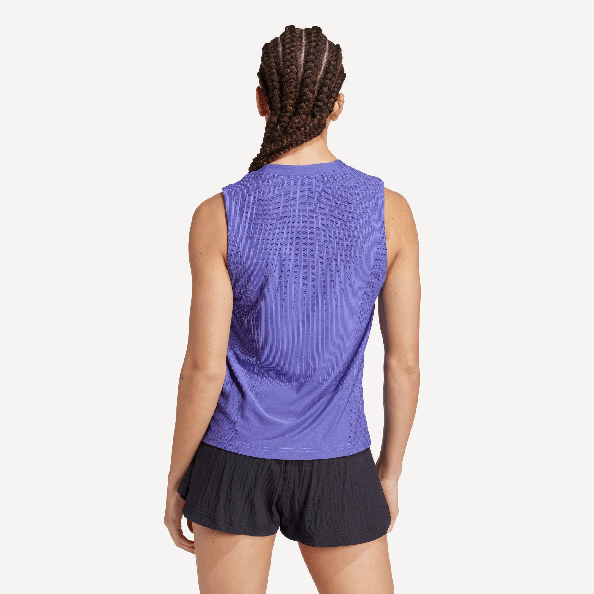 adidas Pro Women's Match Tennis Tank - Blue (2)
