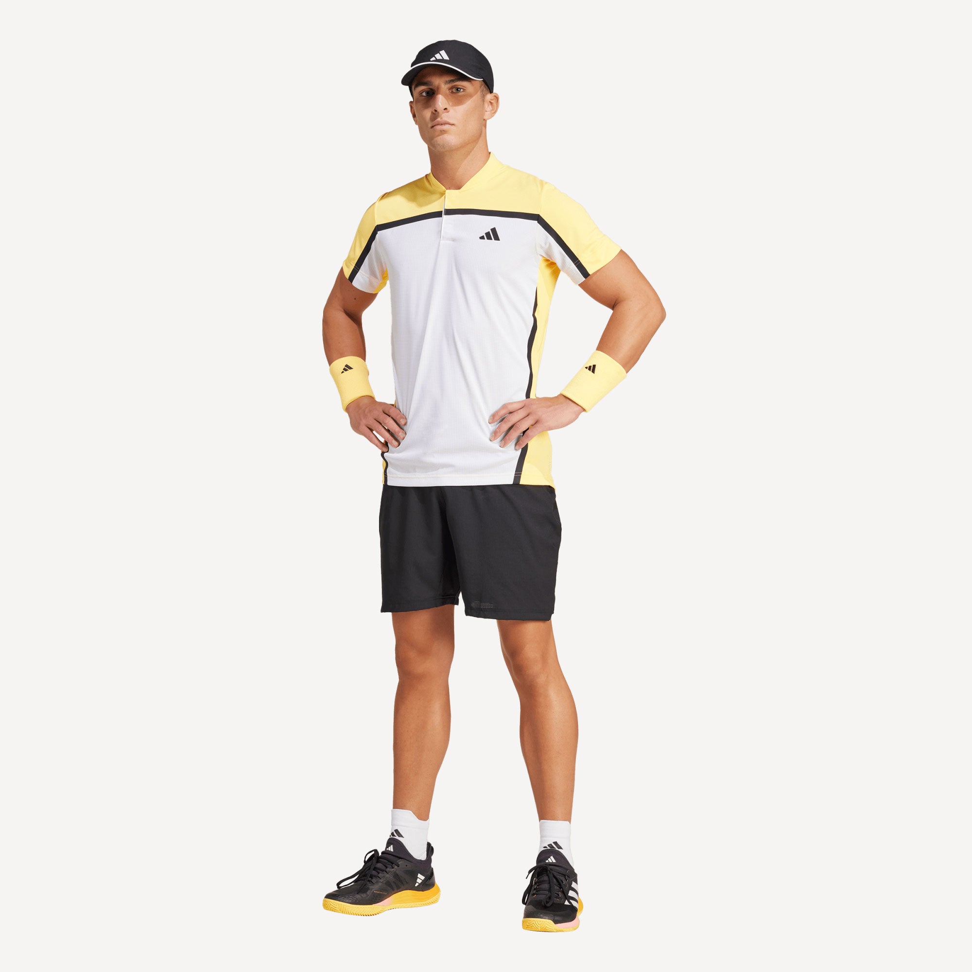 adidas Pro Paris Men's Tennis Polo - White (4)