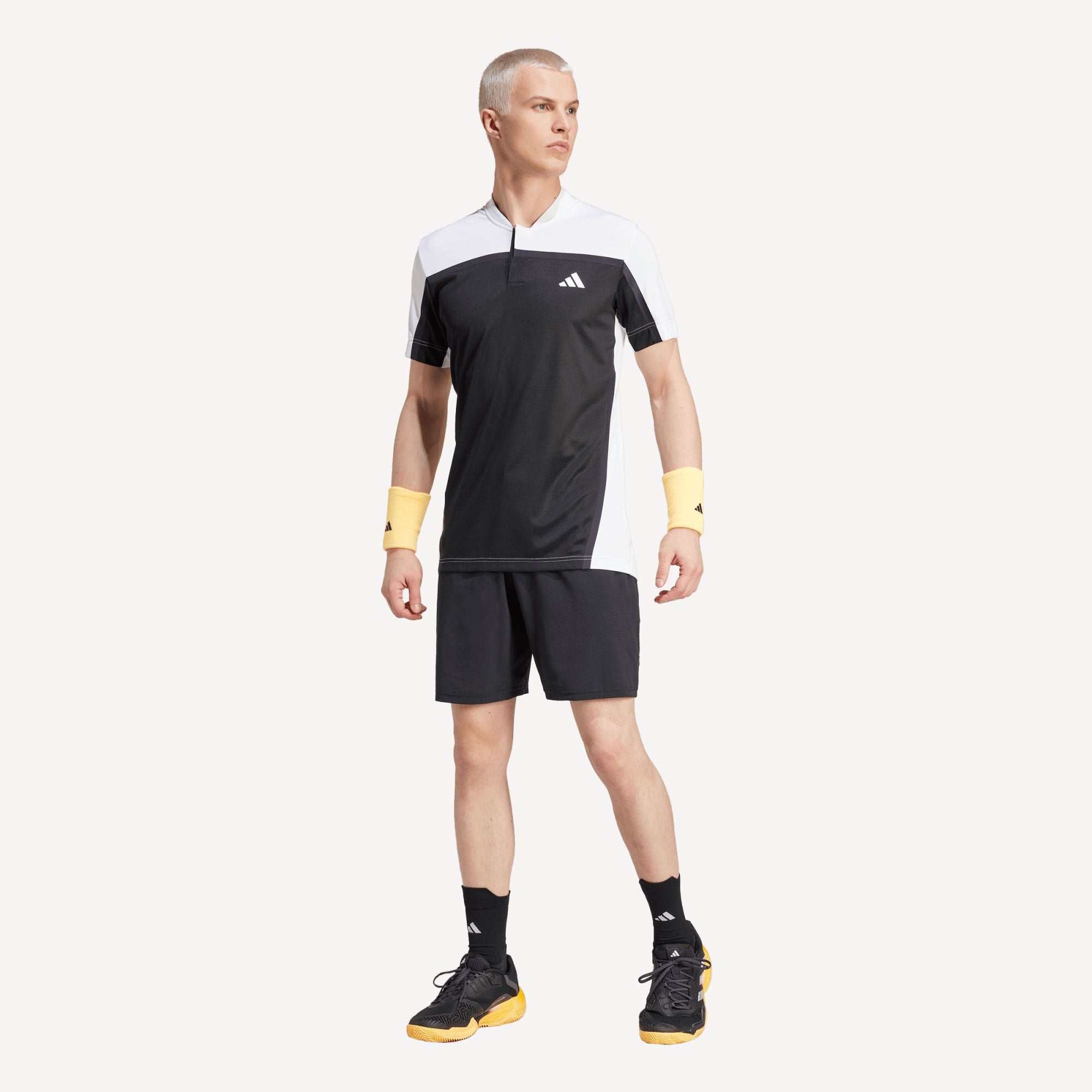 adidas Pro Paris Men's Tennis Polo - Black (4)