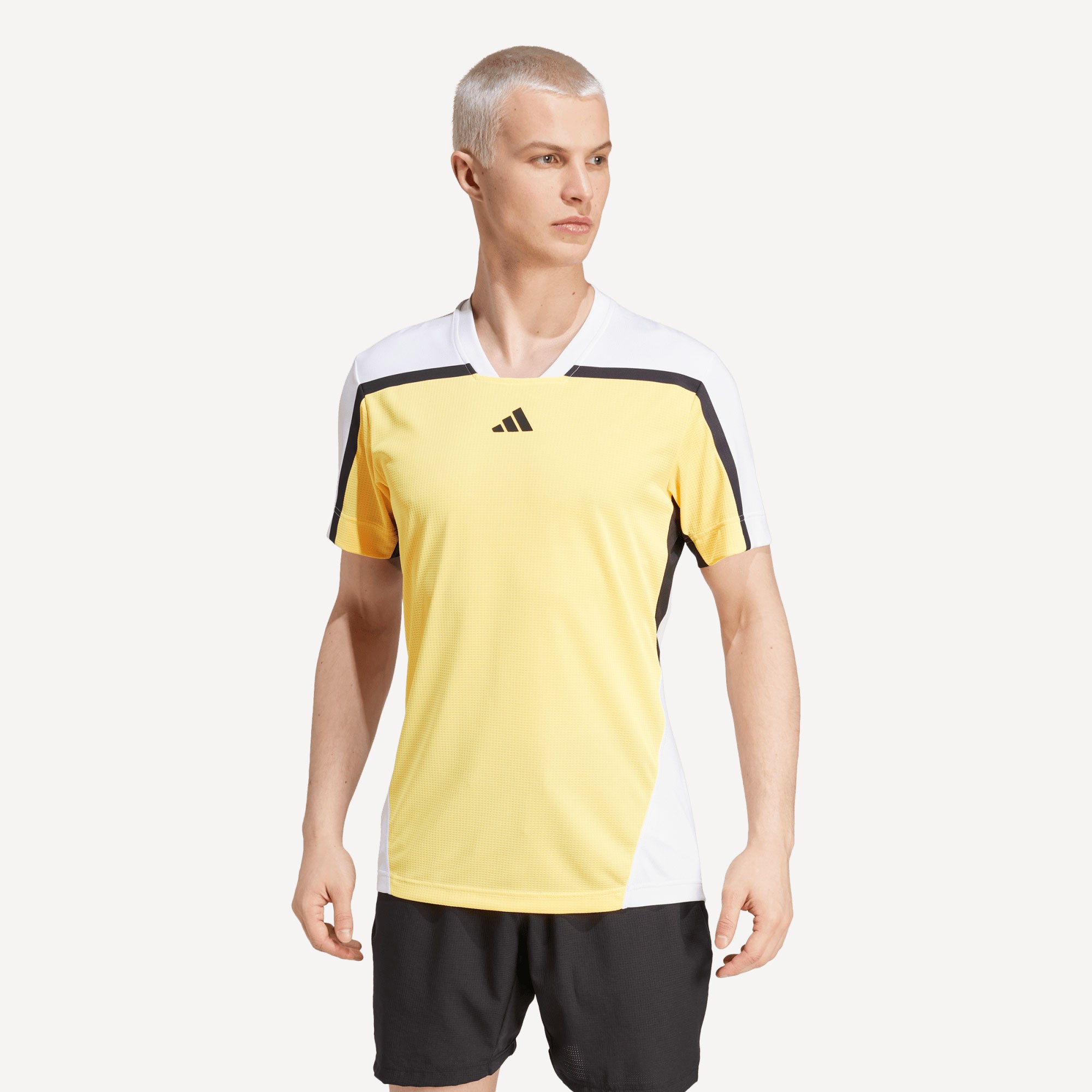adidas Pro Paris Men's Tennis Shirt - Orange (1)