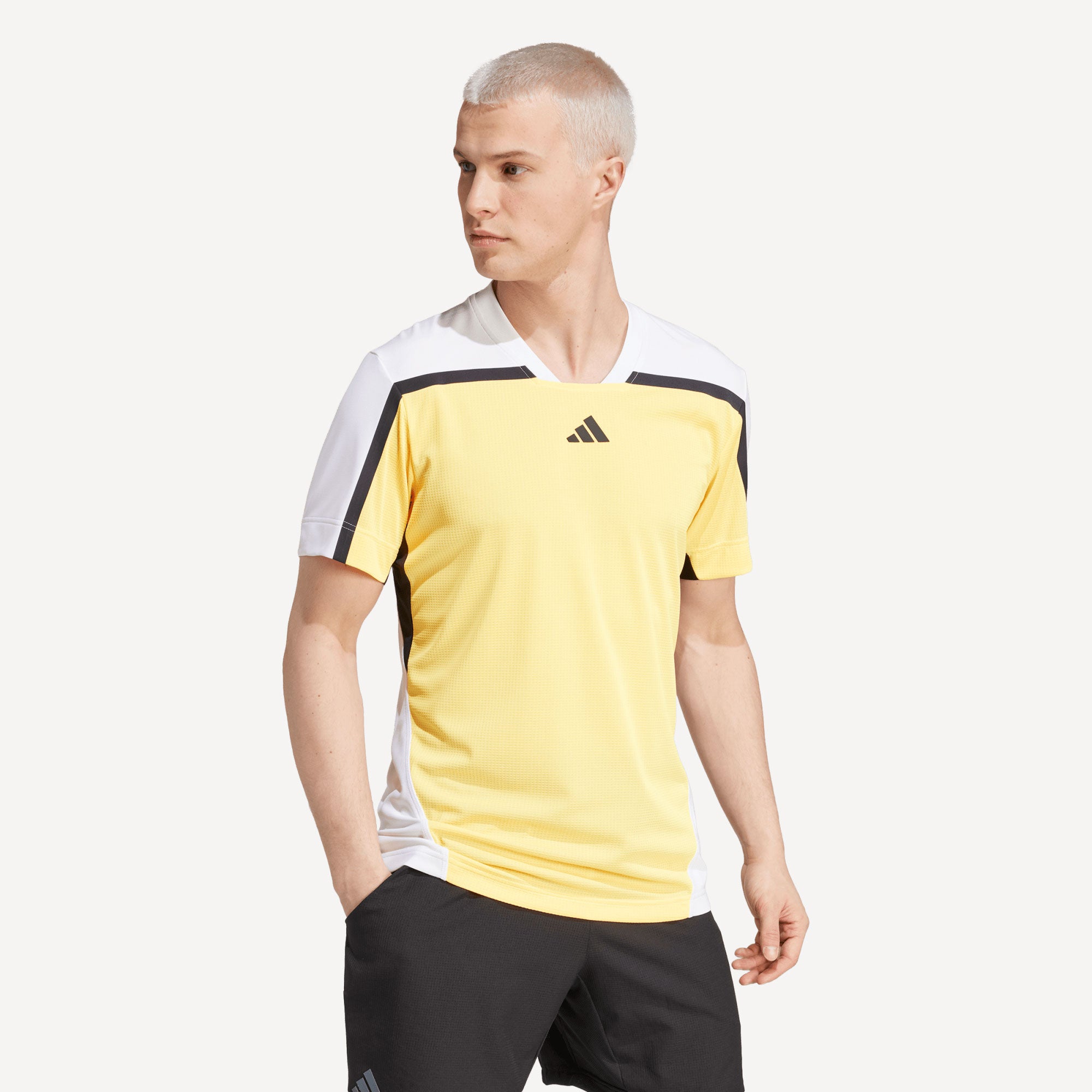 adidas Pro Paris Men's Tennis Shirt - Orange (3)